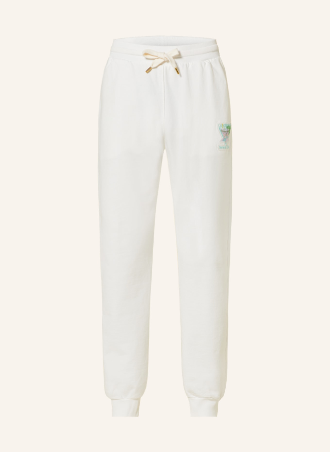 Casablanca Sweatpants, Color: WHITE (Image 1)