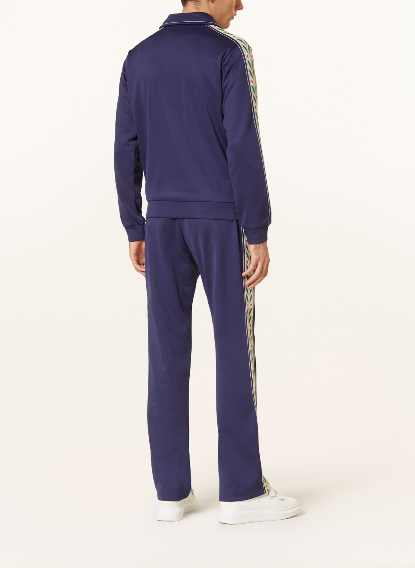 Casablanca Track pants with tuxedo stripes, Color: DARK BLUE (Image 3)