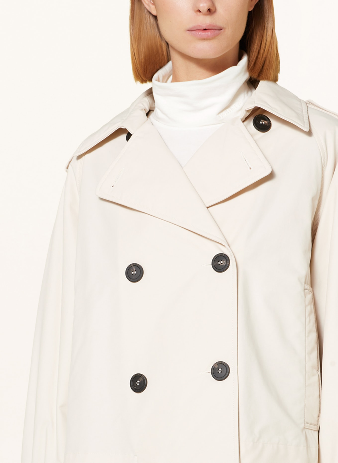 PESERICO Trench coat, Color: CREAM (Image 4)