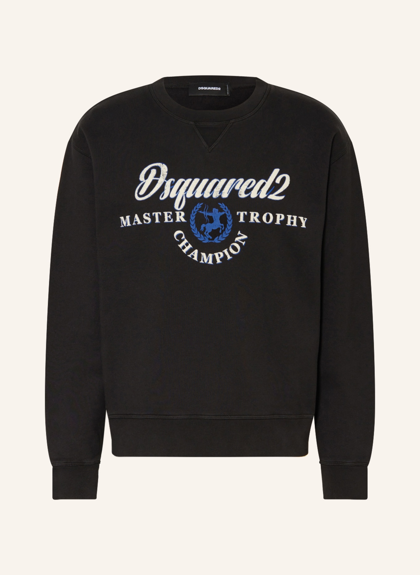 DSQUARED2 Sweatshirt, Color: BLACK/ WHITE/ BLUE (Image 1)