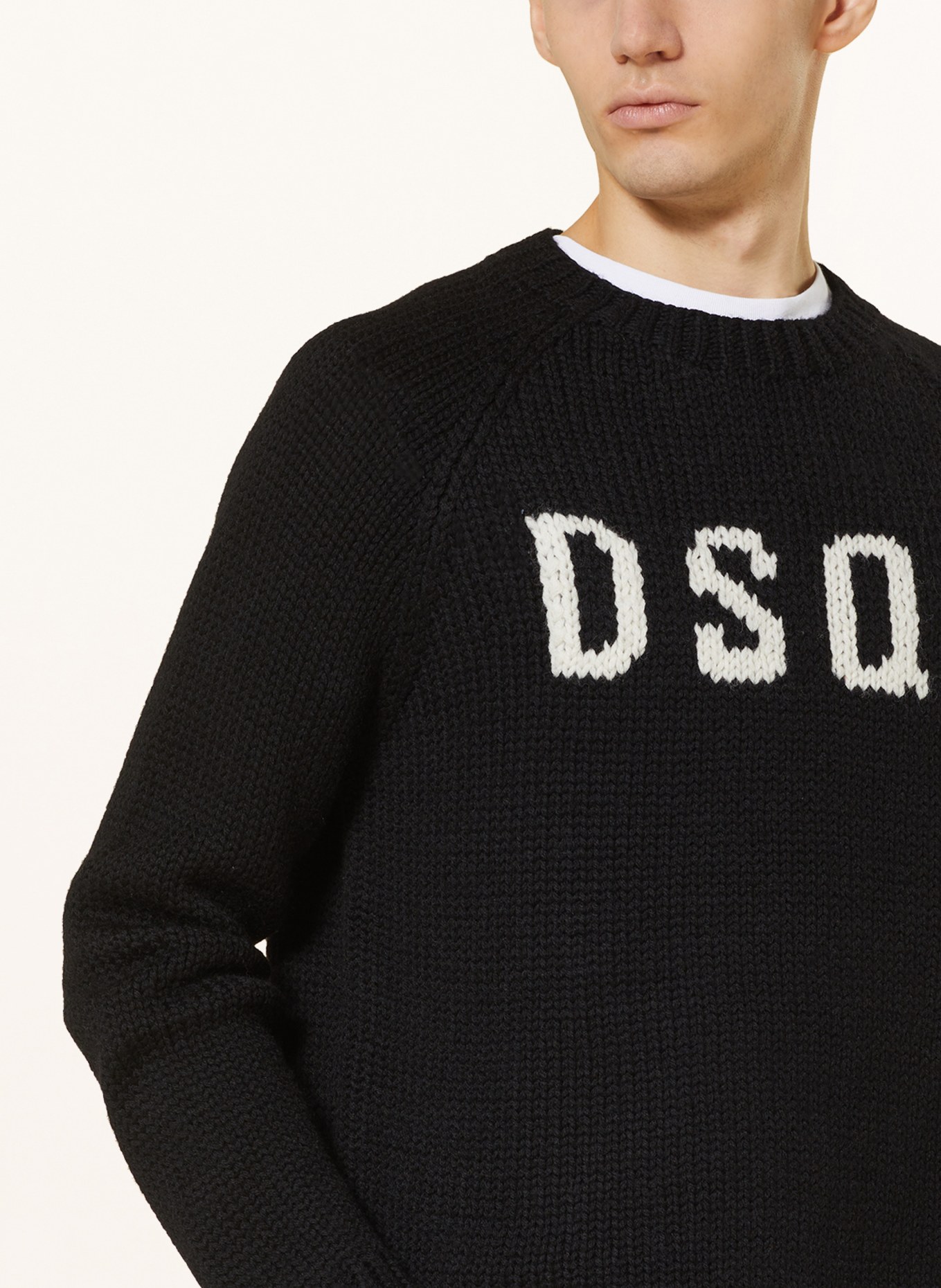 DSQUARED2 Sweater, Color: BLACK/ WHITE (Image 4)