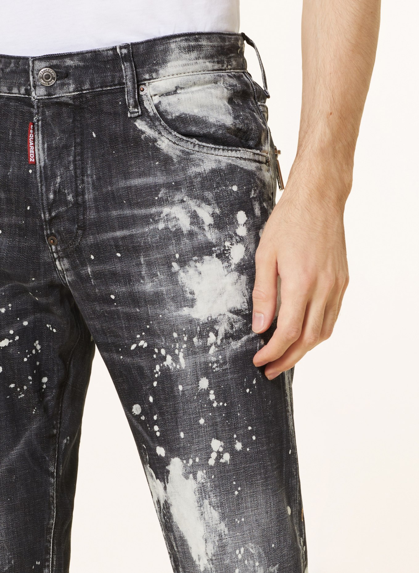 DSQUARED2 Jeans SKATER Extra Slim Fit, Farbe: 900 BLACK (Bild 5)
