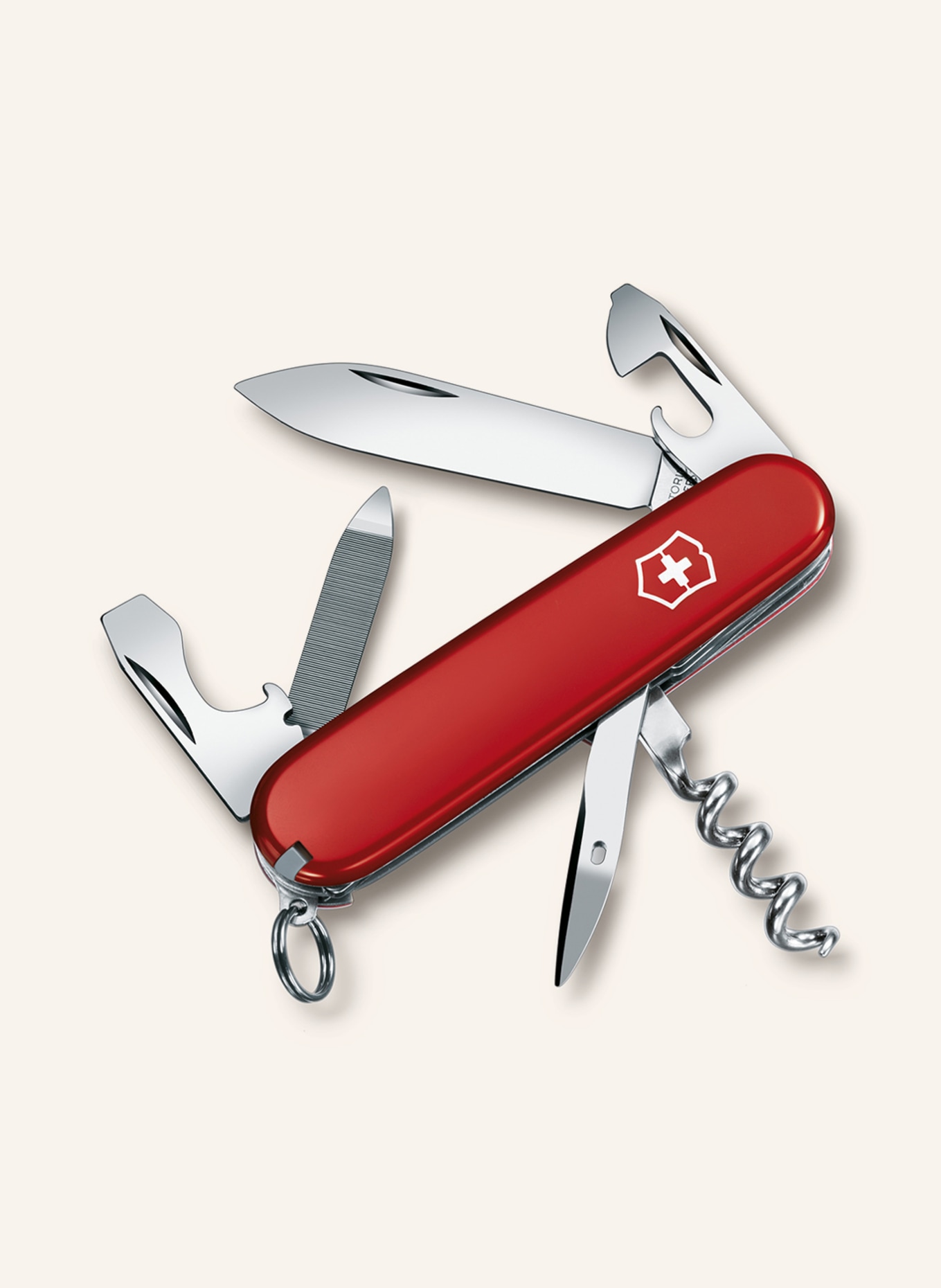 VICTORINOX Pocket knife SPORTSMAN, Color: RED (Image 1)