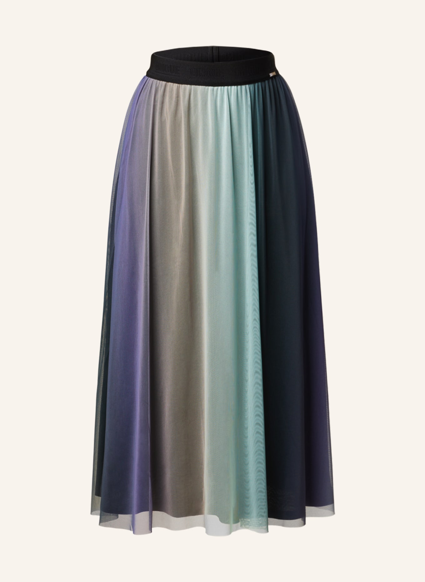 CINQUE Síťovaná sukně CIFAB, Barva: MÁTOVÁ/ TMAVĚ FIALOVÁ/ SVĚTLE HNĚDÁ (Obrázek 1)