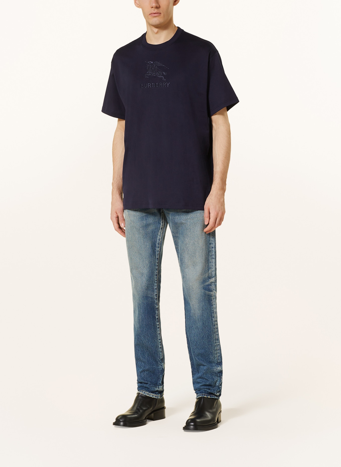 BURBERRY T-shirt TEMPAH, Color: DARK BLUE (Image 2)