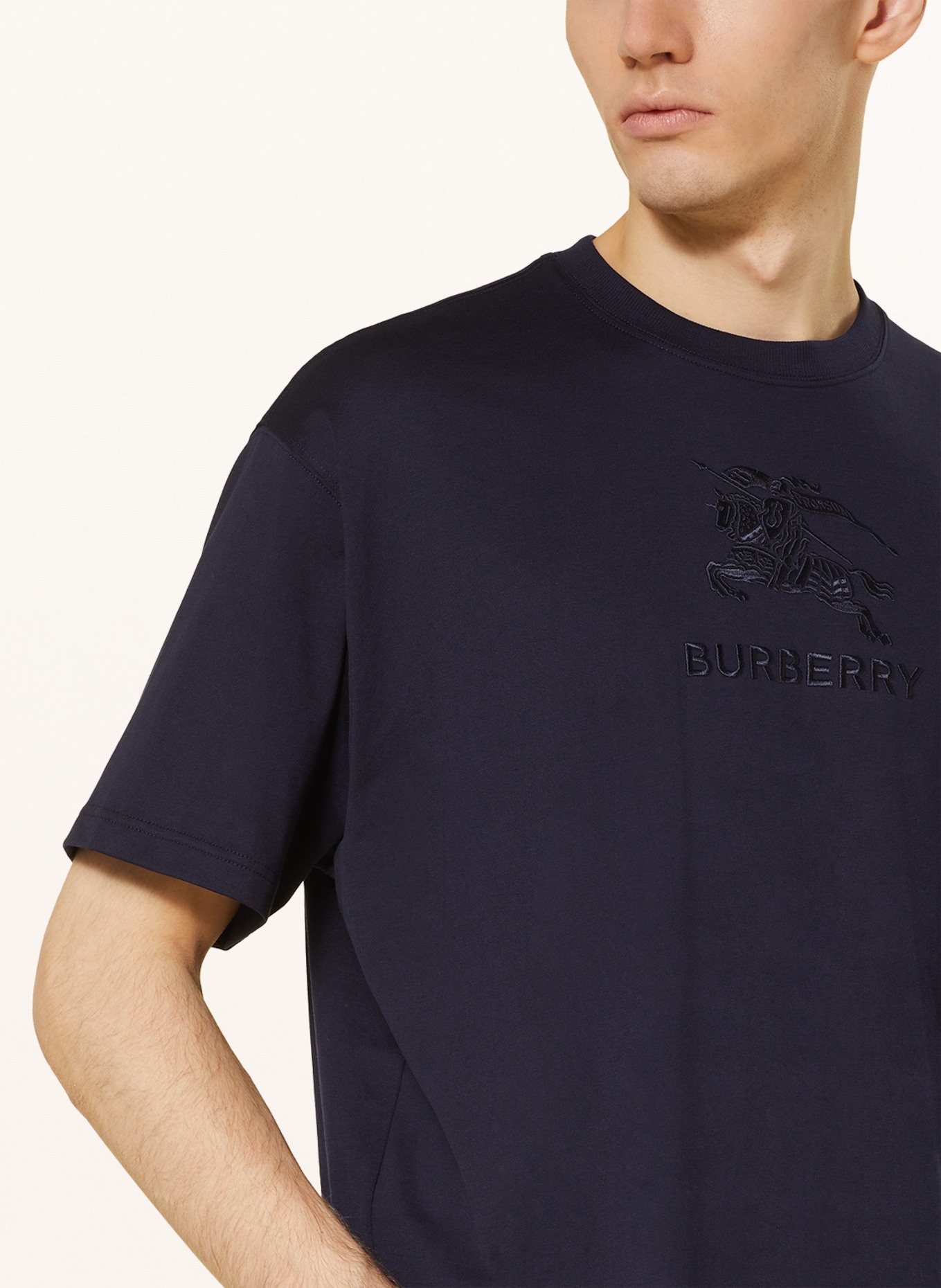 BURBERRY T-shirt TEMPAH, Kolor: GRANATOWY (Obrazek 4)