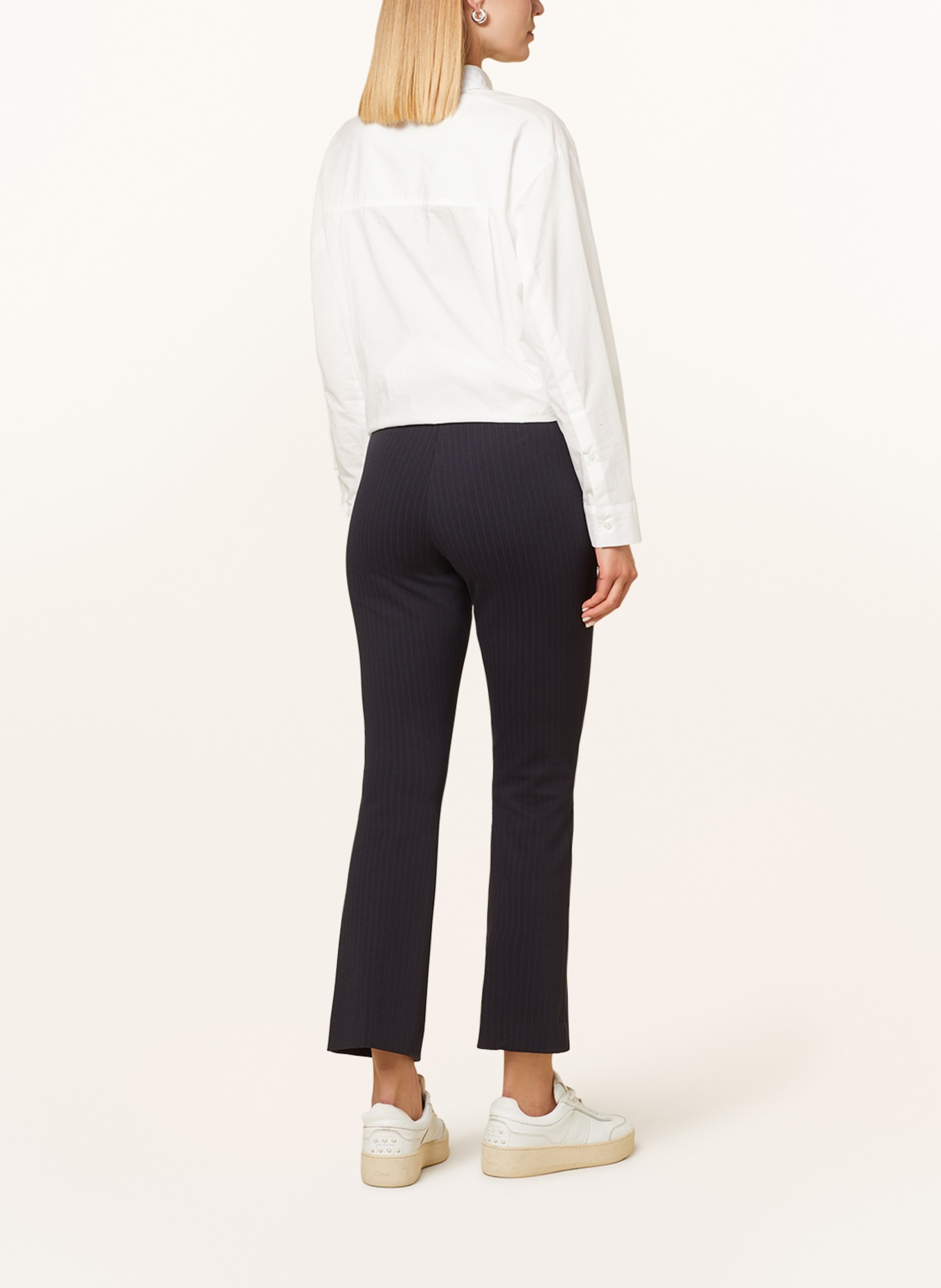 CINQUE Spodnie dżersejowe CISLEECK, Kolor: GRANATOWY/ JASNOCZARY (Obrazek 3)