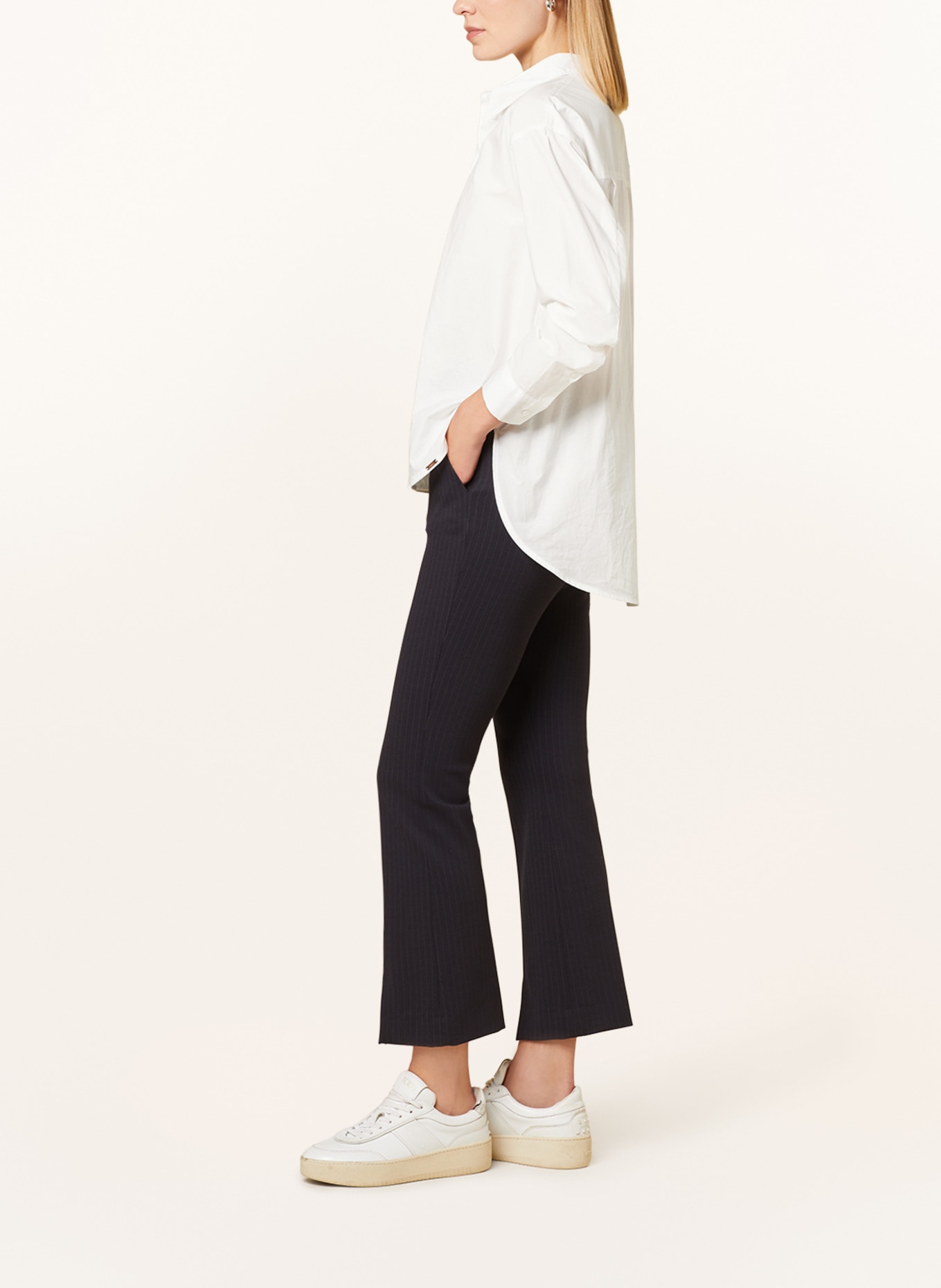 CINQUE Spodnie dżersejowe CISLEECK, Kolor: GRANATOWY/ JASNOCZARY (Obrazek 4)