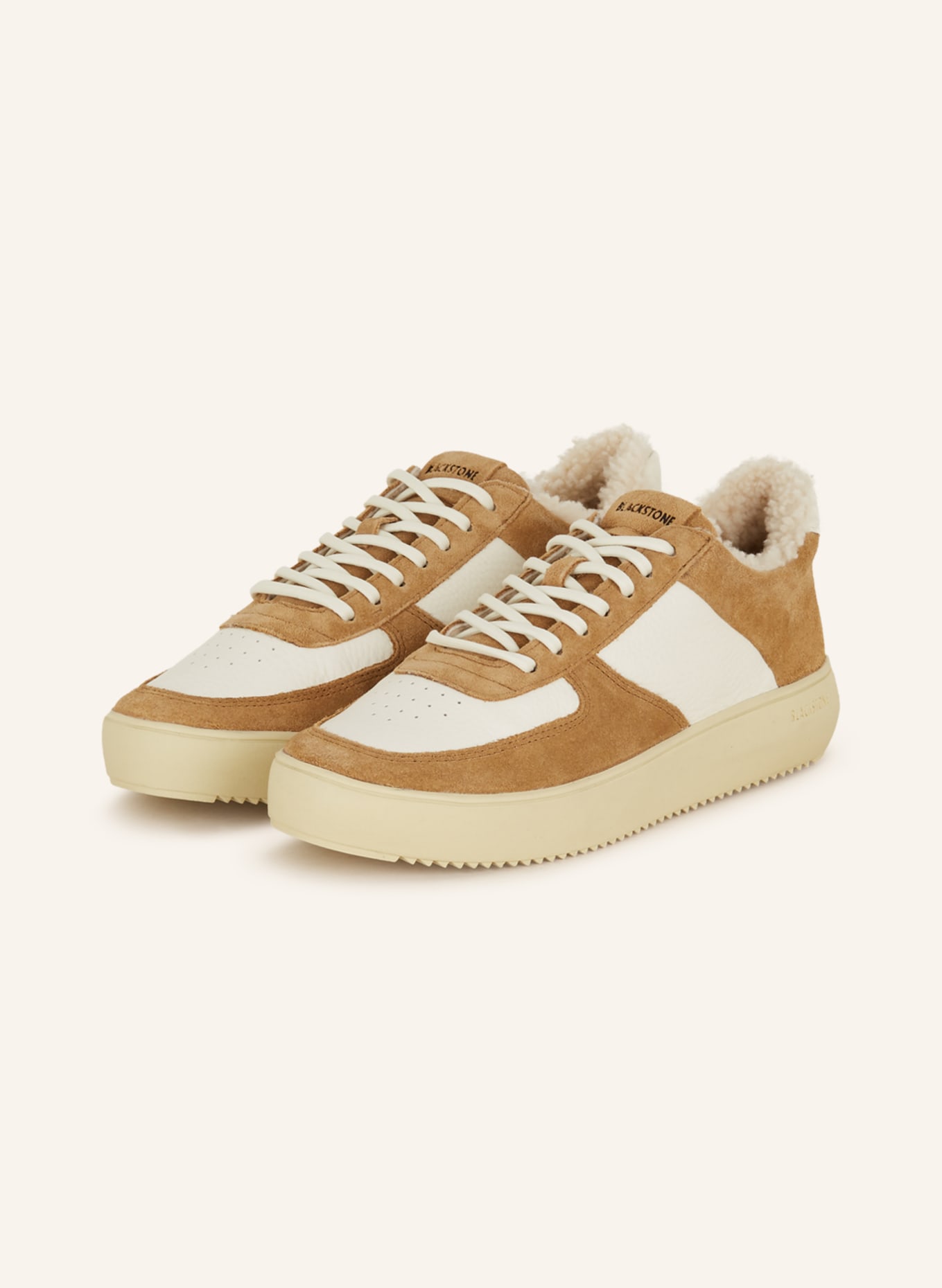 BLACKSTONE Sneakers, Color: LIGHT BROWN/ CREAM (Image 1)