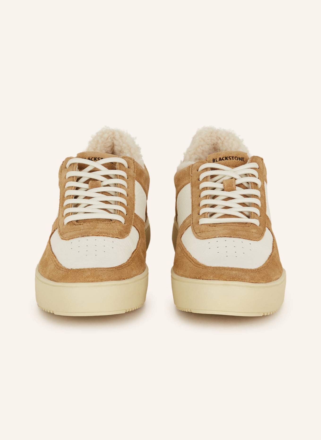 BLACKSTONE Sneakers, Color: LIGHT BROWN/ CREAM (Image 3)