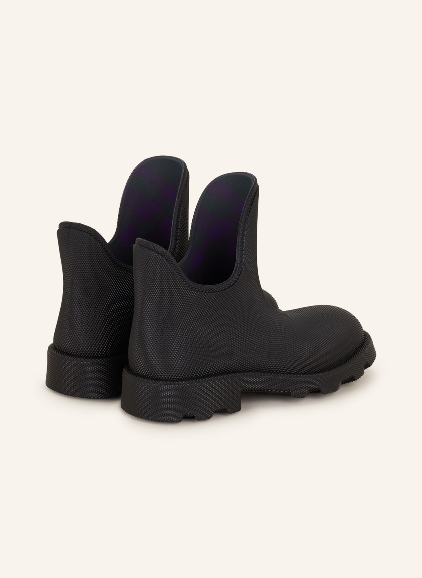 Burberry top boots purple