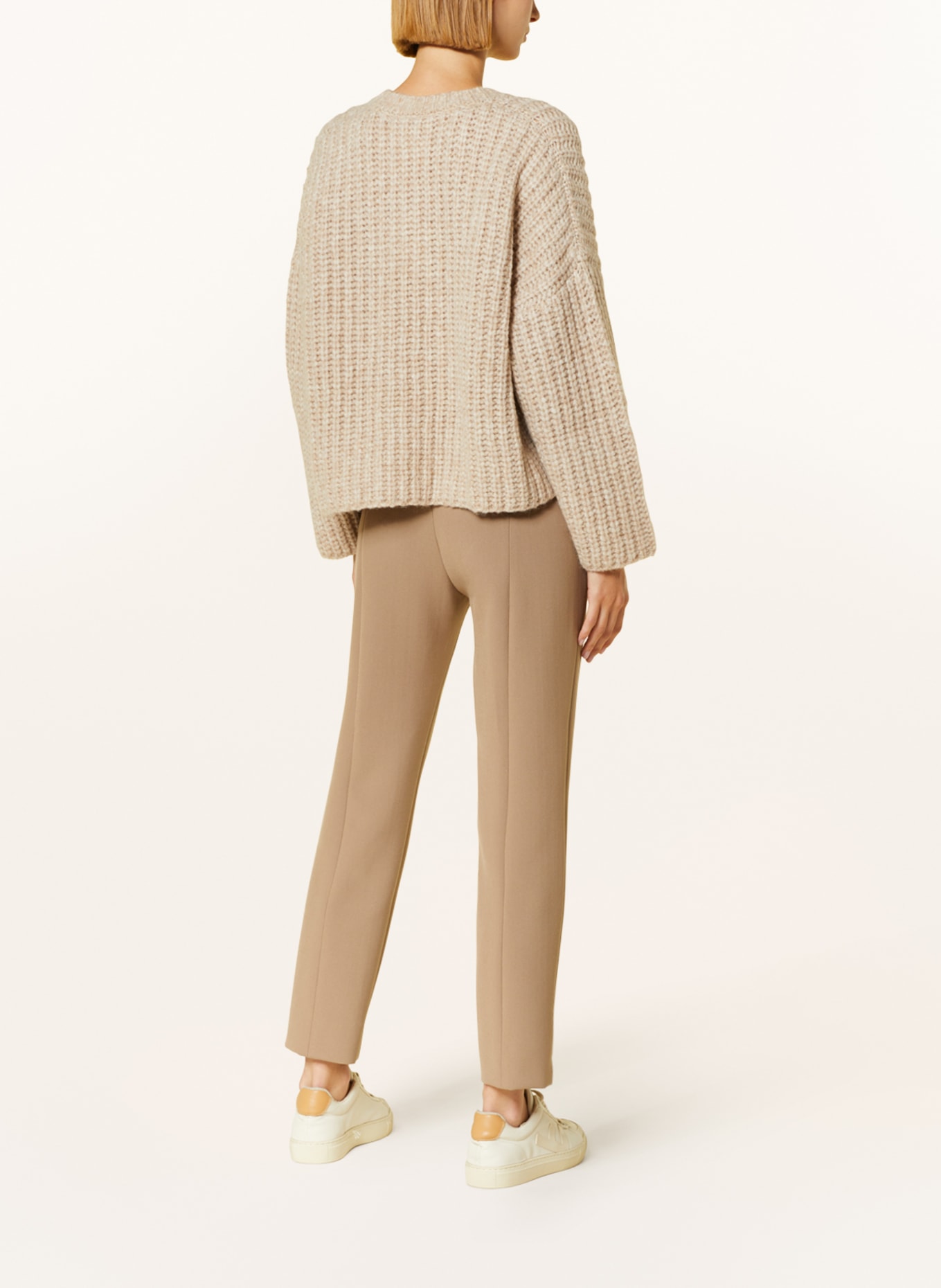 PESERICO Sweater with alpaca, Color: BEIGE (Image 3)
