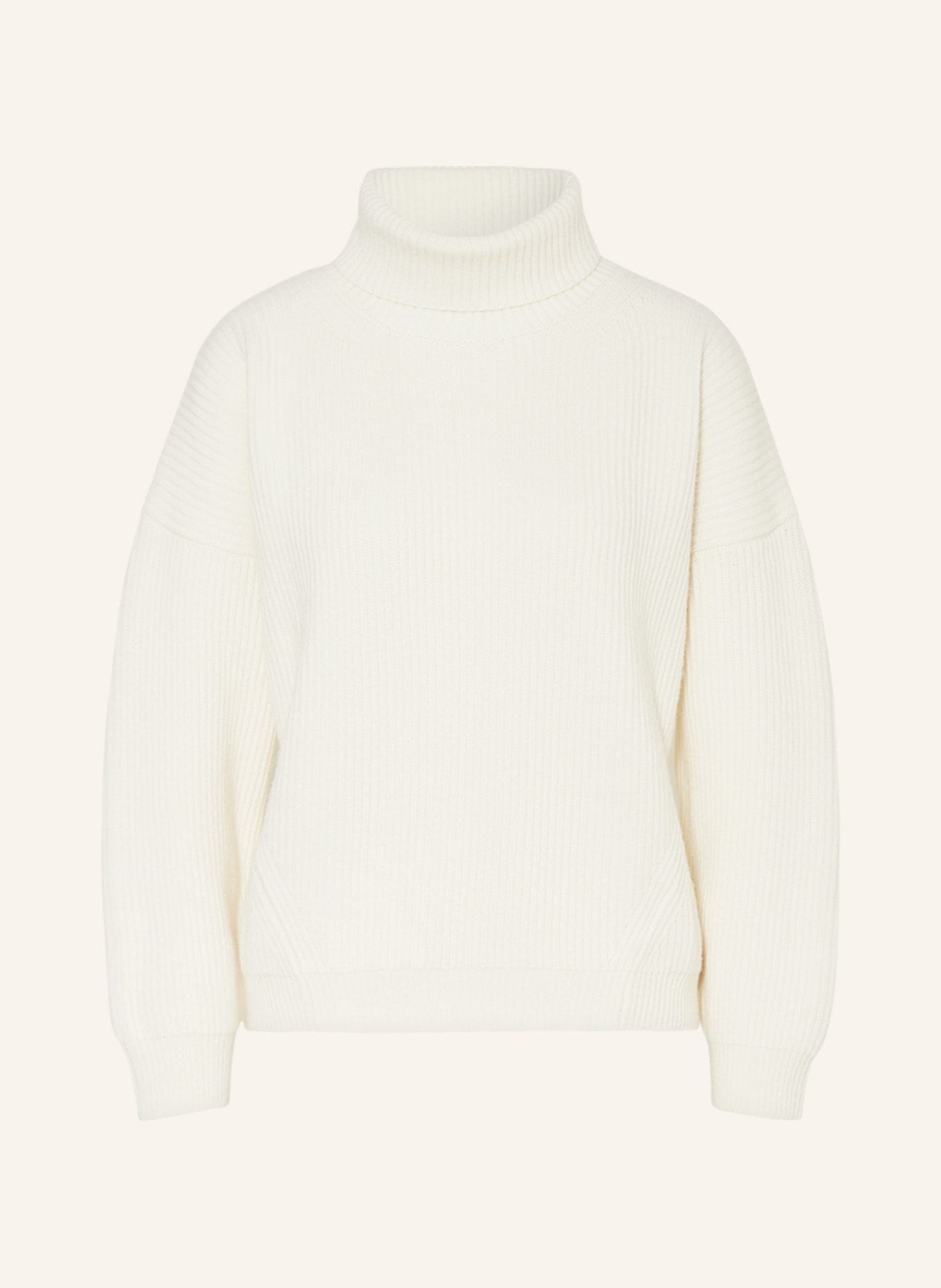 PESERICO Sweater with glitter thread, Color: WHITE (Image 1)