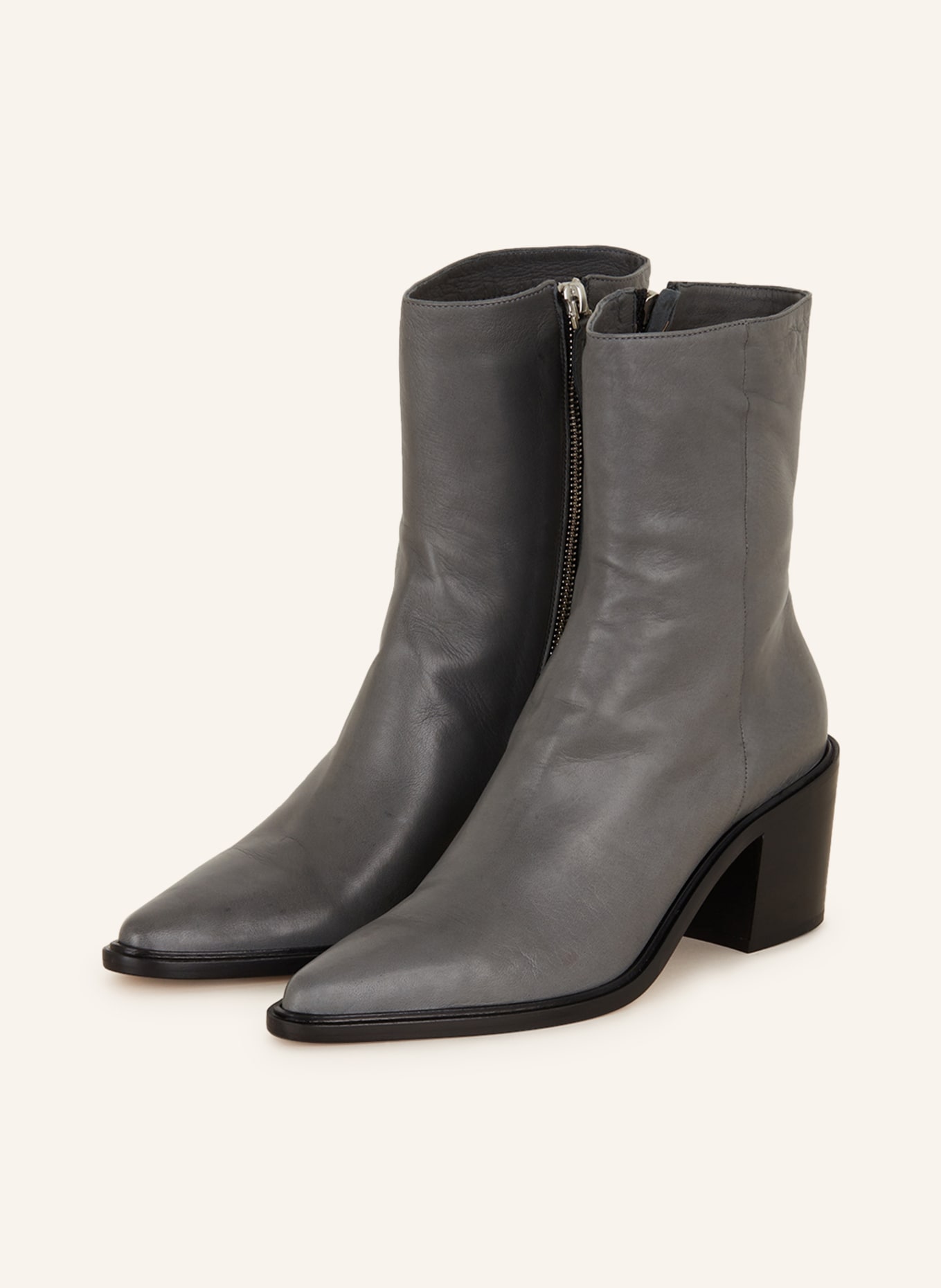 POMME D'OR Ankle boots JANE, Color: GRAY (Image 1)
