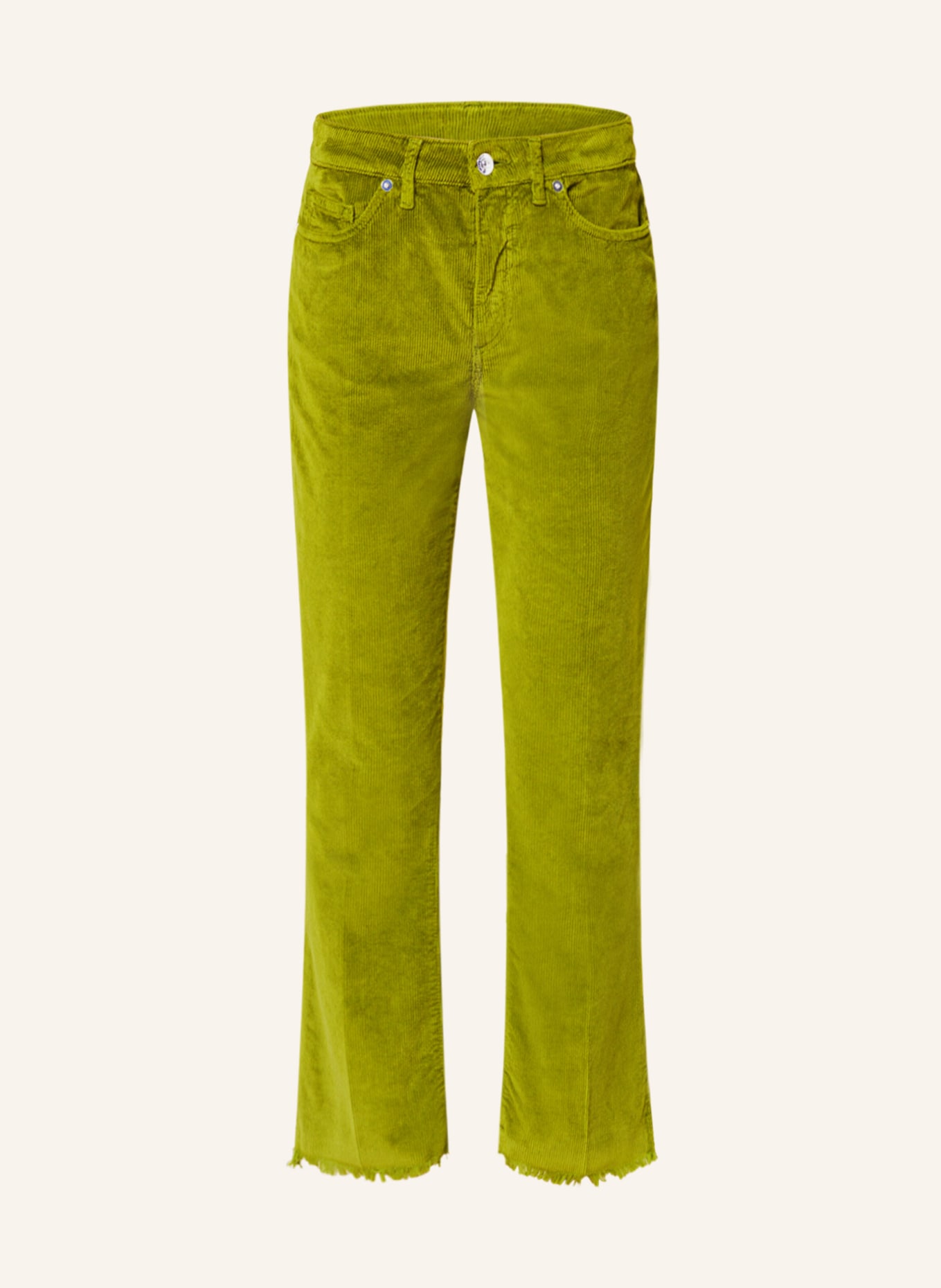 nine:inthe:morning Corduroy trousers ENDLESS, Color: LIGHT GREEN (Image 1)