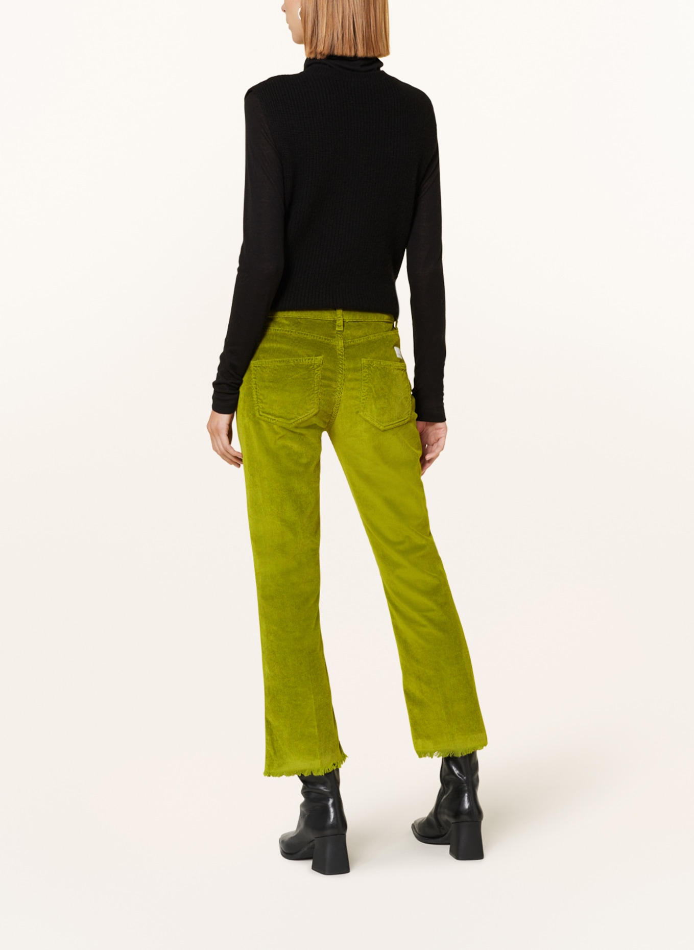 nine:inthe:morning Corduroy trousers ENDLESS, Color: LIGHT GREEN (Image 3)