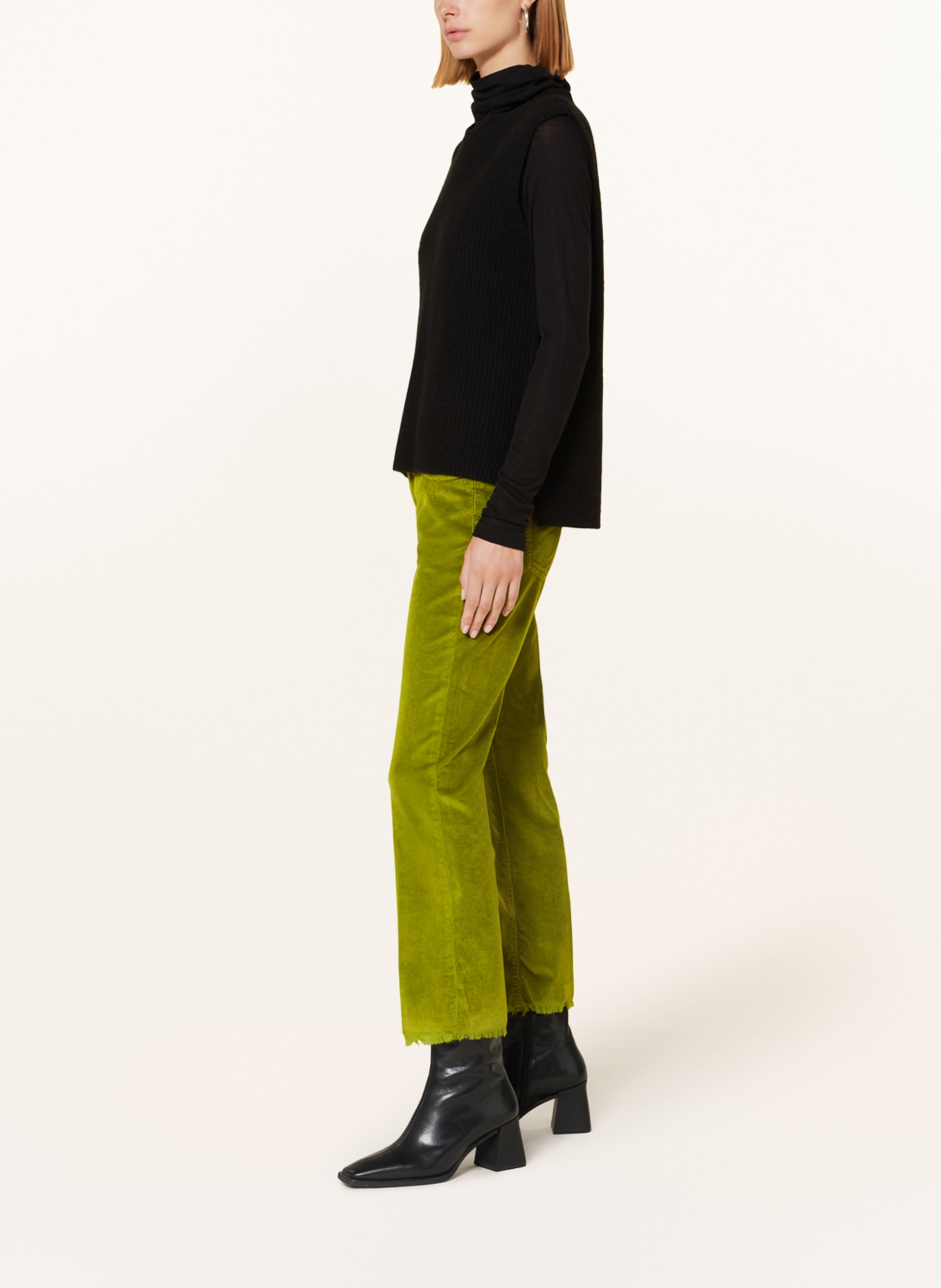 nine:inthe:morning Corduroy trousers ENDLESS, Color: LIGHT GREEN (Image 4)