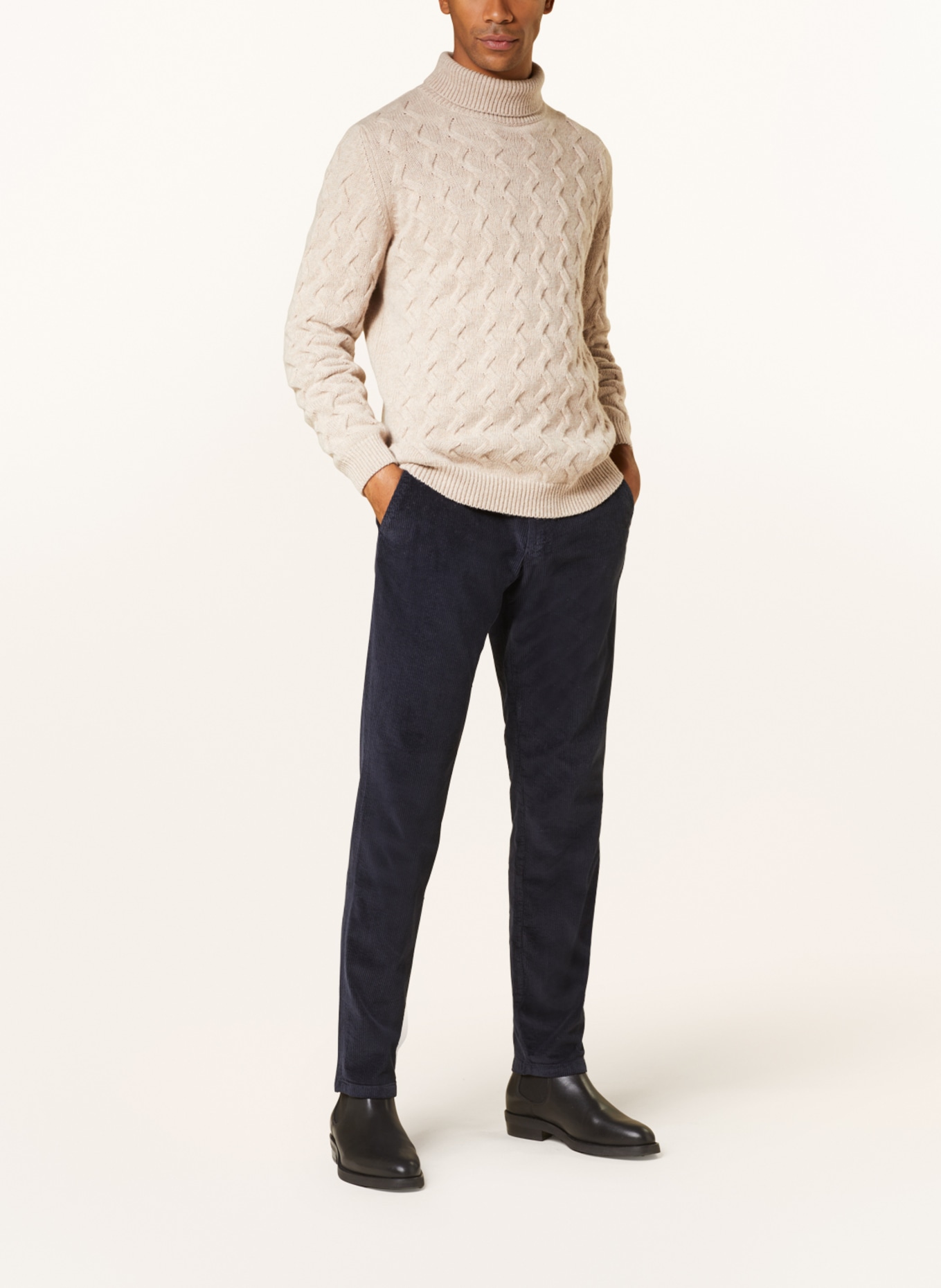 JOOP! JEANS Corduroy trousers MATTHEW modern Fit, Color: DARK BLUE (Image 2)