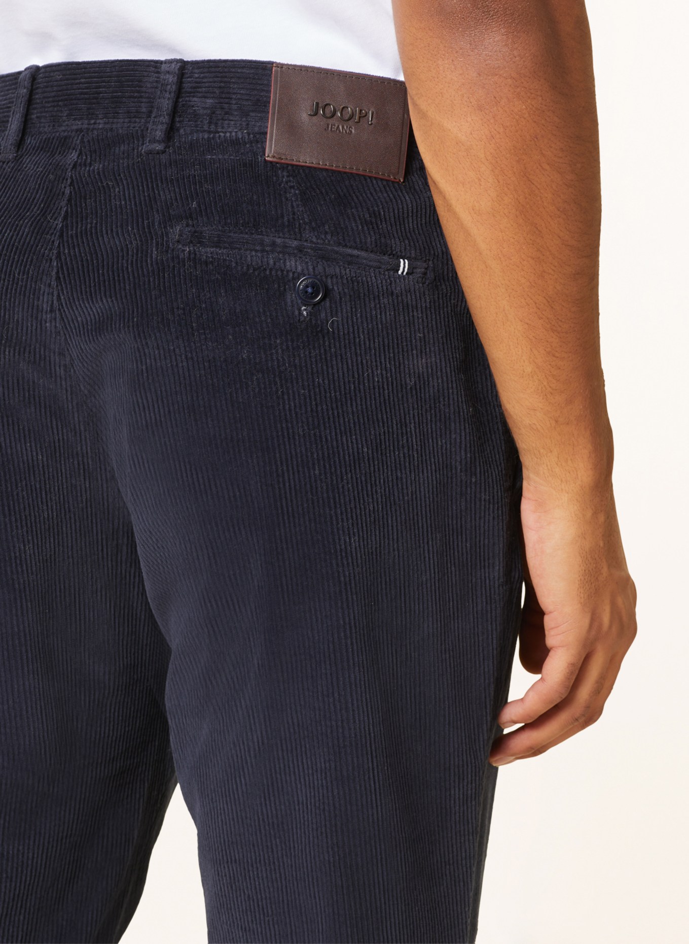 JOOP! JEANS Spodnie sztruksowe MATTHEW modern fit, Kolor: GRANATOWY (Obrazek 6)