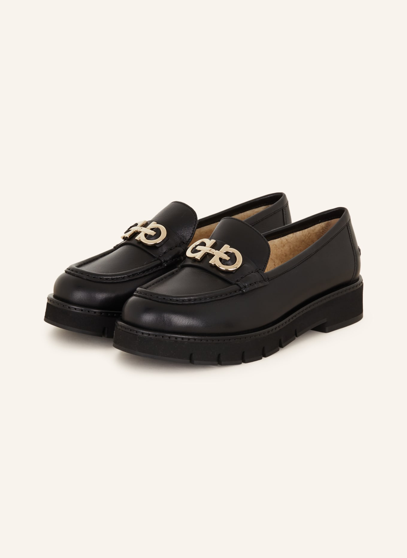 FERRAGAMO Loafers OFELIA, Color: BLACK (Image 1)