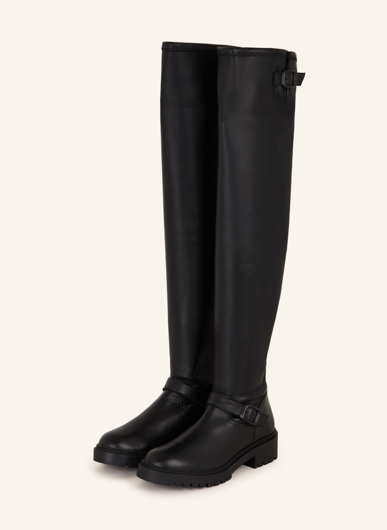 UNISA Overknee-Stiefel GASOL, Farbe: SCHWARZ (Bild 1)