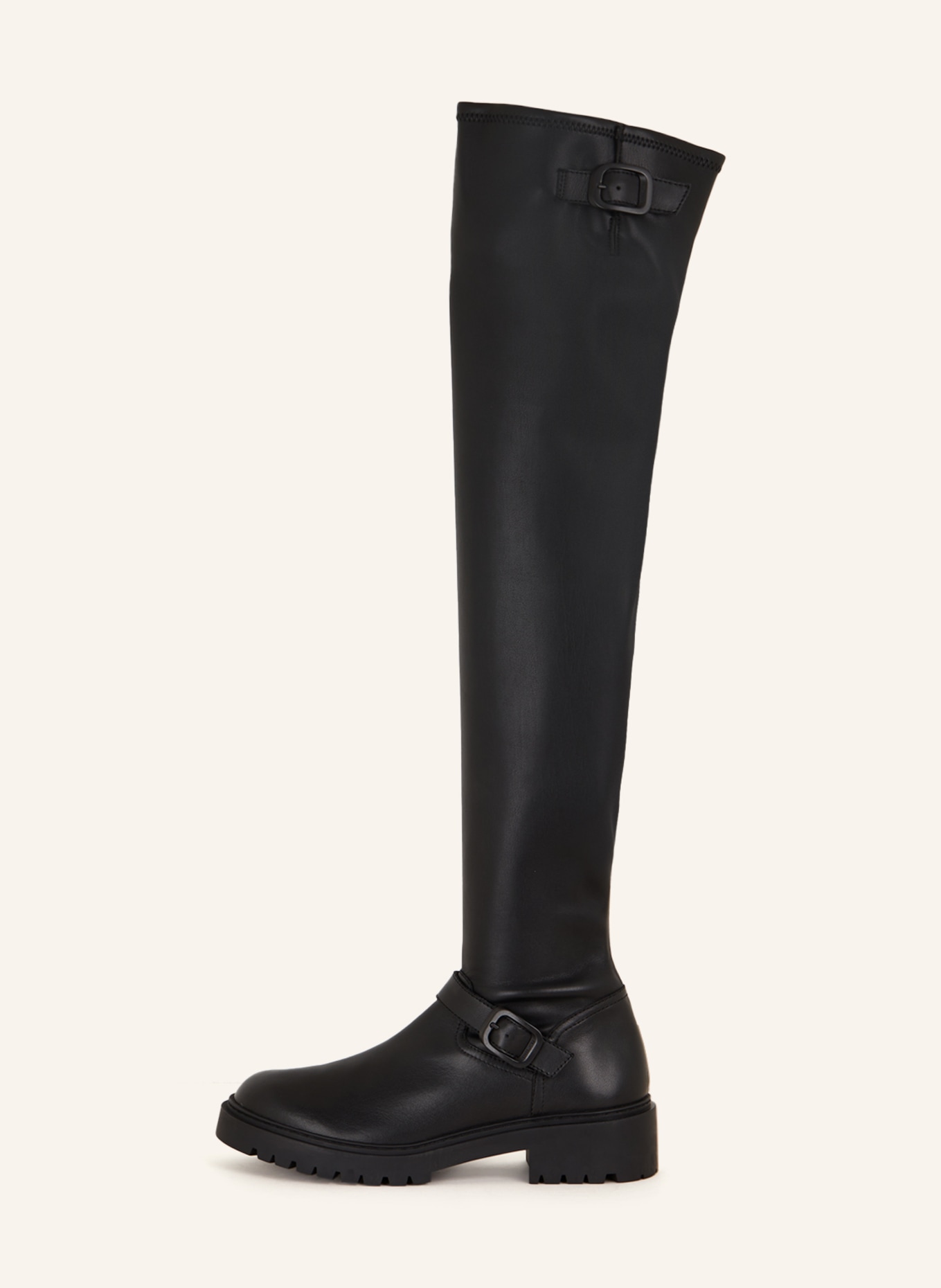 UNISA Over the knee boots GASOL, Color: BLACK (Image 4)