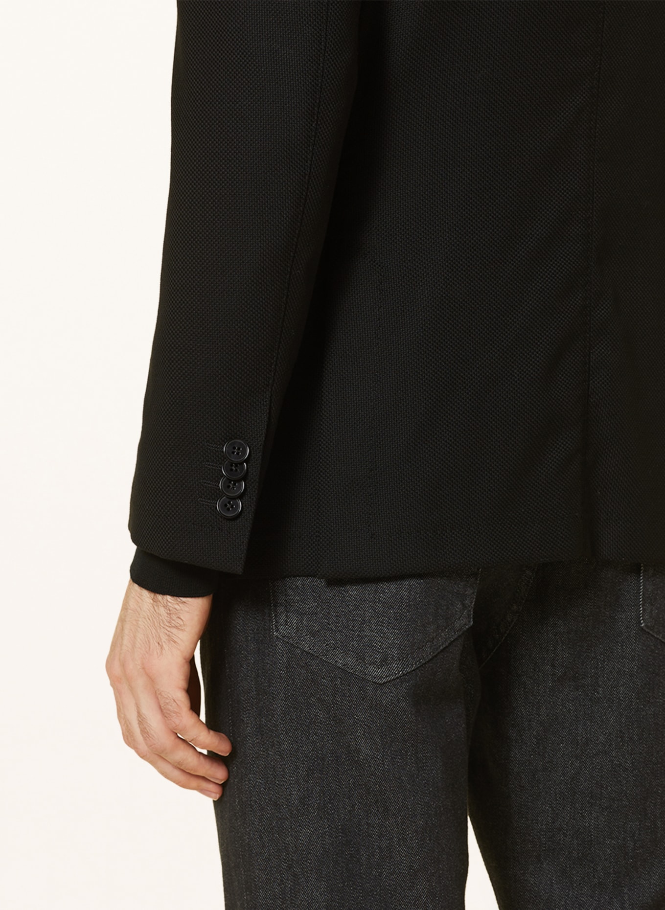 ZEGNA Tailored jacket extra slim fit, Color: BLACK (Image 6)