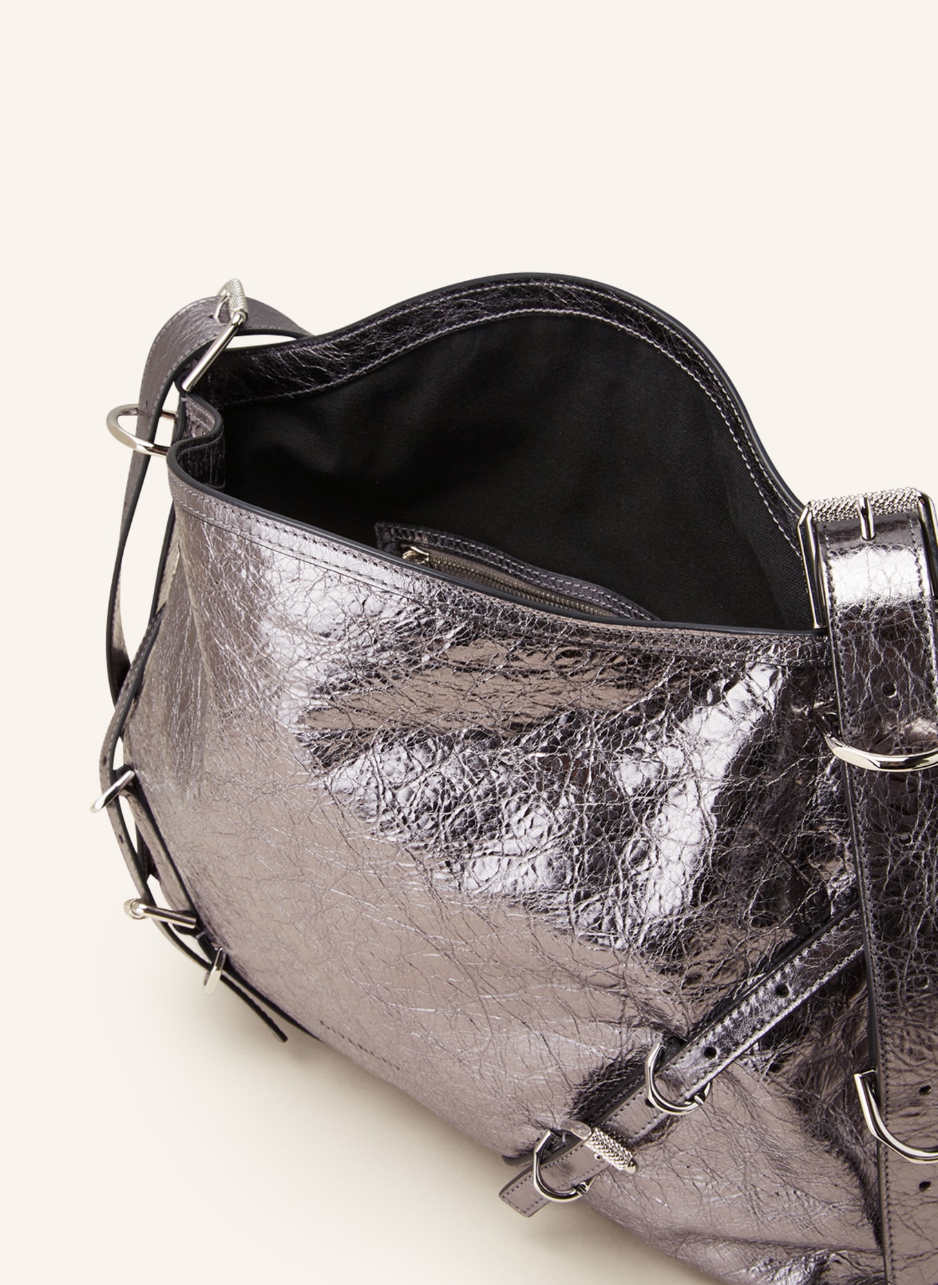 GIVENCHY Handbag VOYOU, Color: SILVER/ GRAY (Image 3)