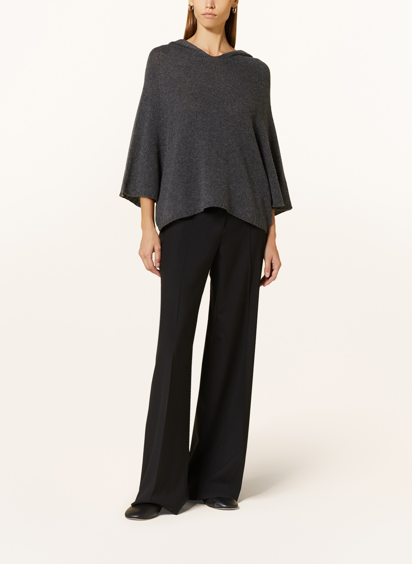 FABIANA FILIPPI Cashmere-Pullover, Farbe: DUNKELGRAU (Bild 2)