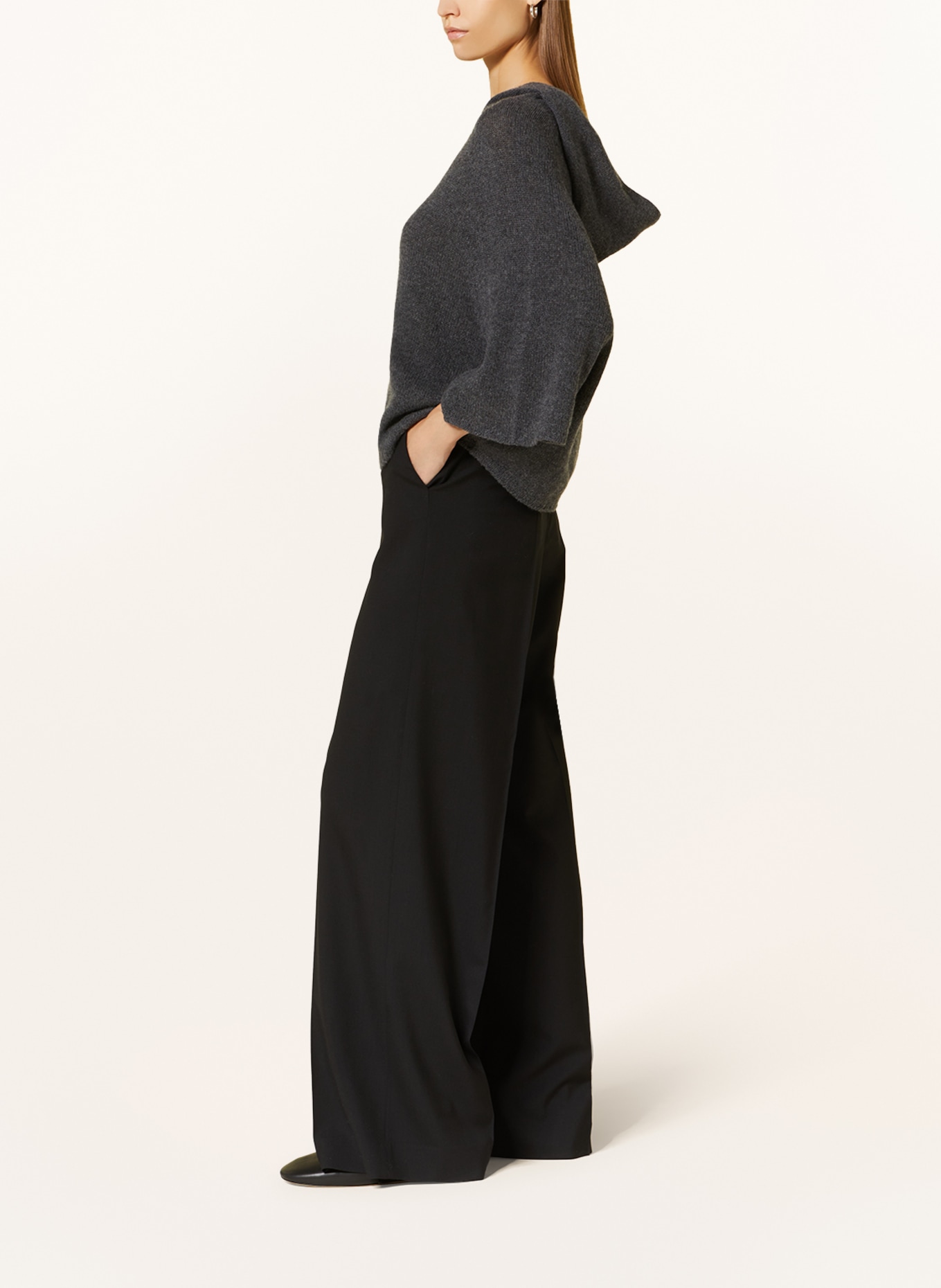 FABIANA FILIPPI Cashmere-Pullover, Farbe: DUNKELGRAU (Bild 4)