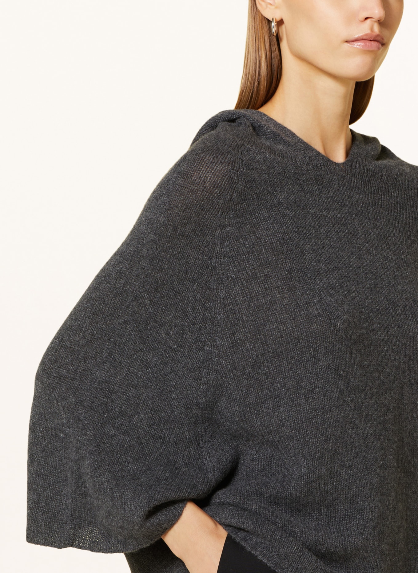 FABIANA FILIPPI Sweter z kaszmiru, Kolor: CZIEMNOSZARY (Obrazek 5)