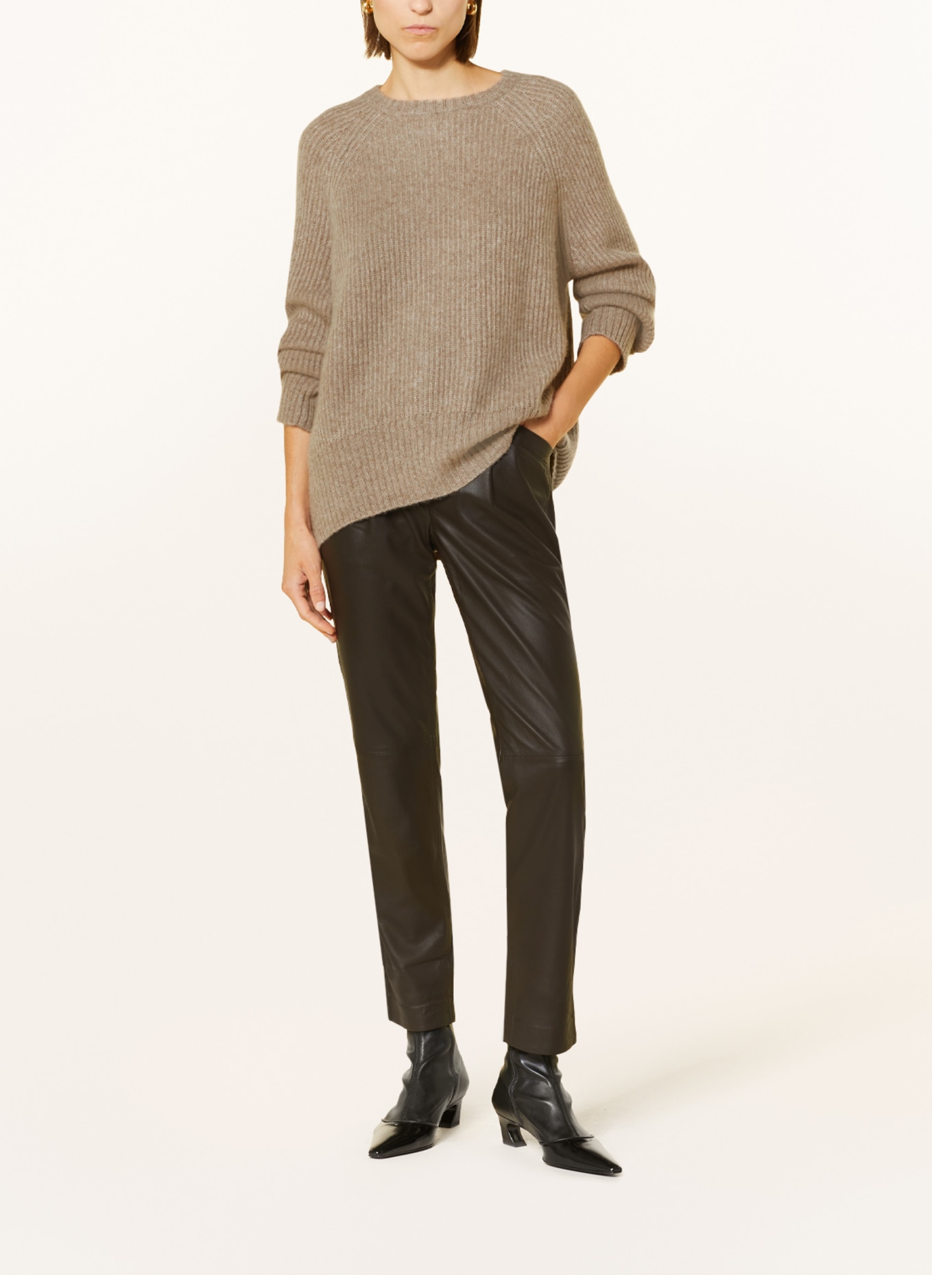 ALLUDE Cashmere-Pullover, Farbe: BEIGE (Bild 2)