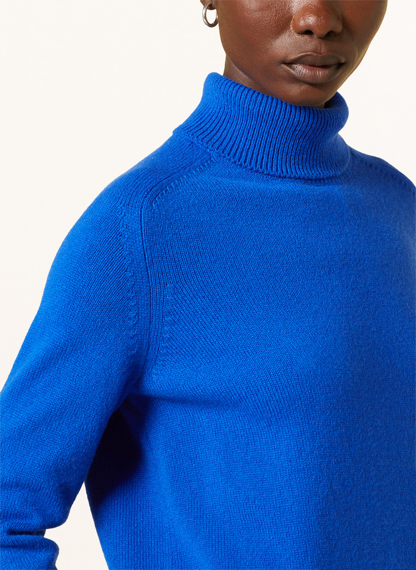 VICTORIABECKHAM Turtleneck sweater, Color: BLUE (Image 4)