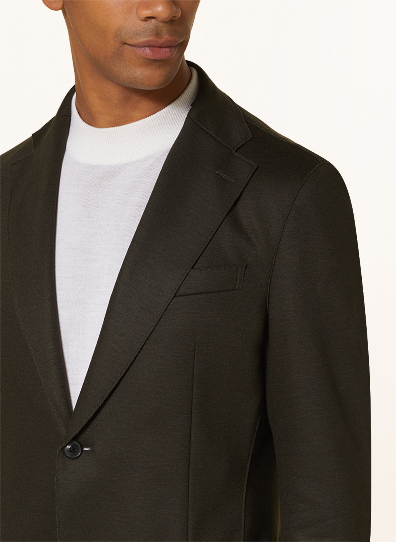 windsor. Suit jacket GILO slim fit with detachable hood, Color: DARK GREEN (Image 6)