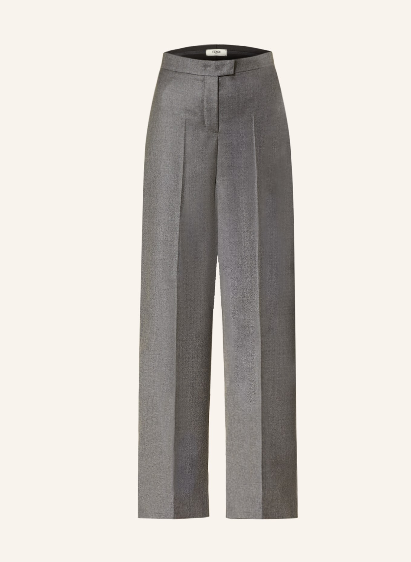 FENDI Wide leg trousers, Color: GRAY (Image 1)
