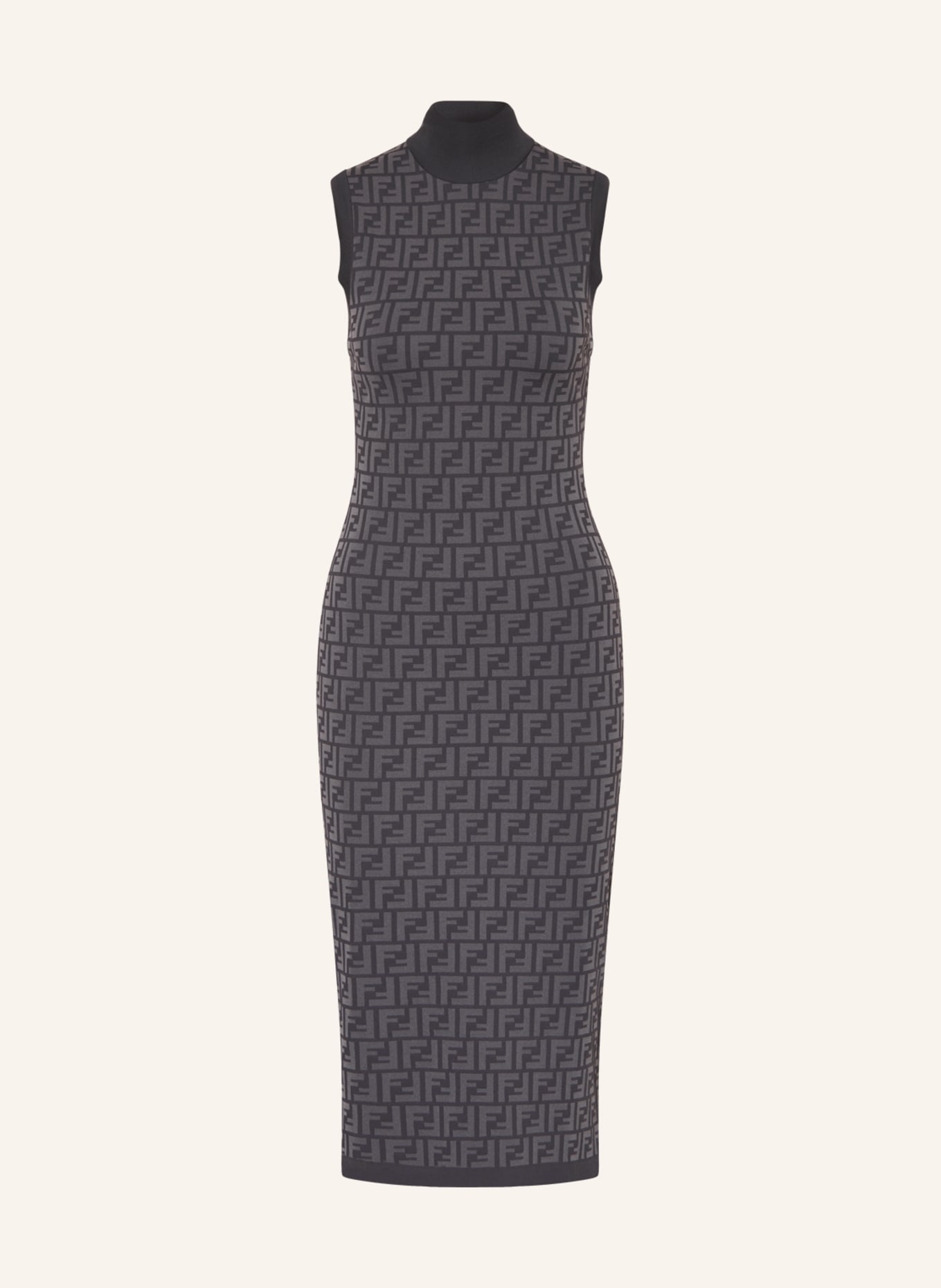 FENDI Knit dress, Color: GRAY/ DARK GRAY (Image 1)