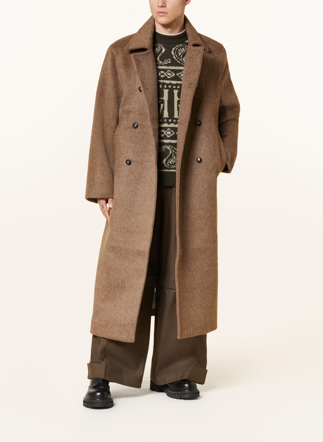 HOLZWEILER Wool coat MATA, Color: TAUPE (Image 4)