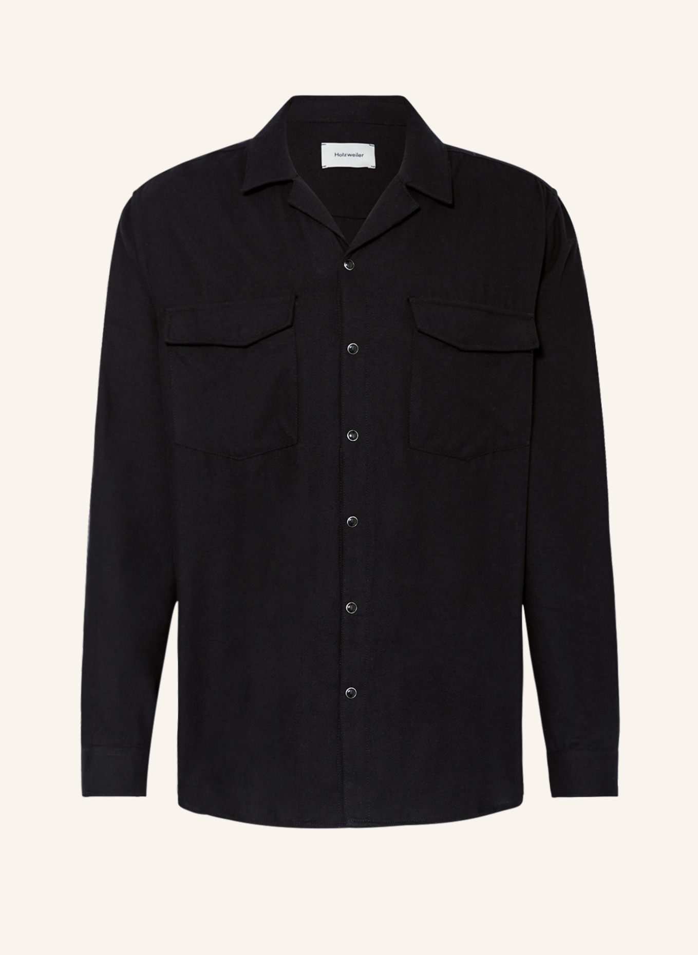 HOLZWEILER Resort shirt ELJA comfort fit, Color: BLACK (Image 1)