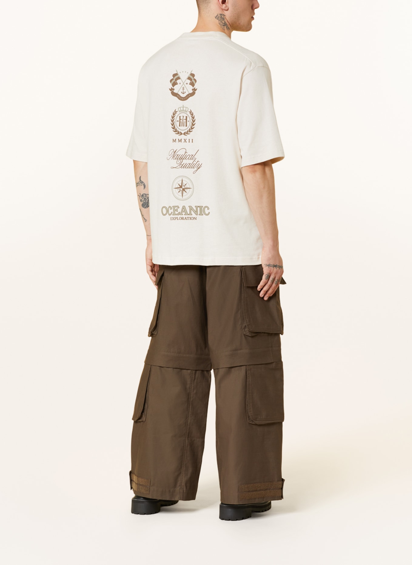 HOLZWEILER T-Shirt RANGER, Farbe: ECRU/ BRAUN/ GRAU (Bild 2)