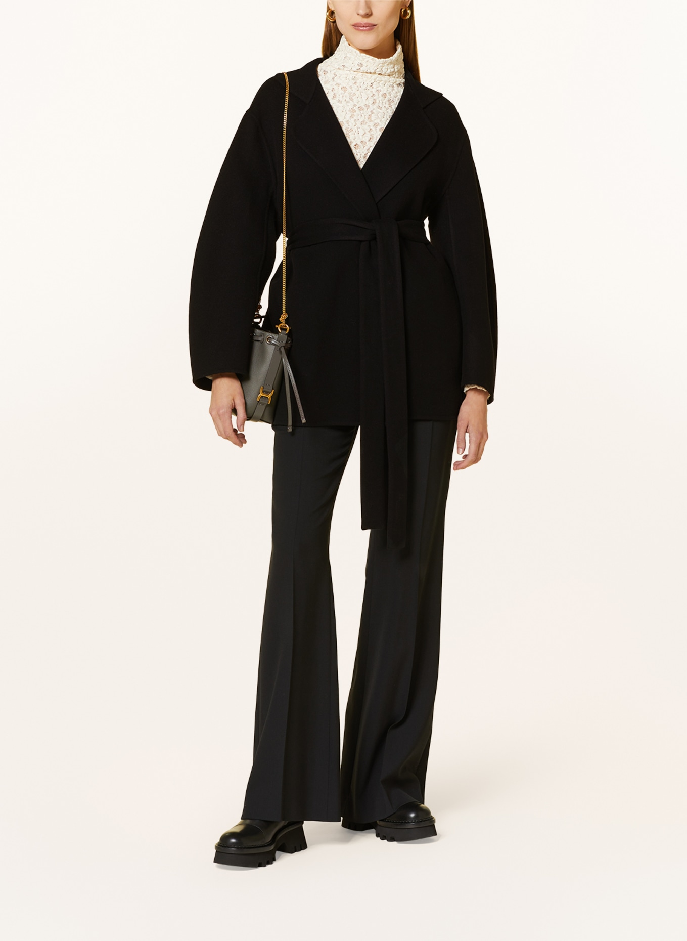 Chloé Jacket with cashmere, Color: 001 BLACK (Image 2)