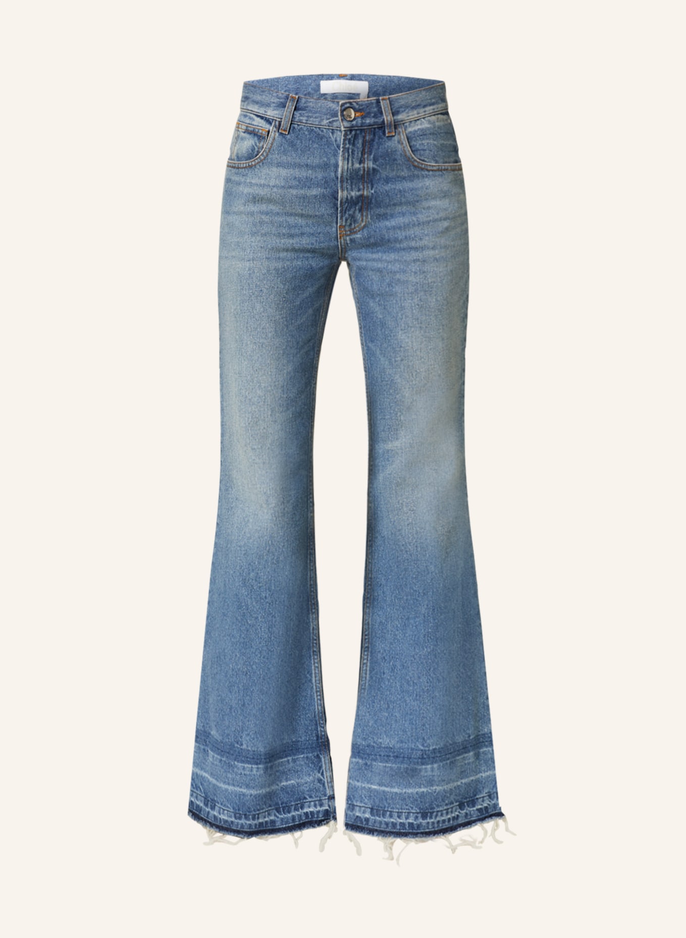Chloé Flared Jeans, Farbe: 470 Foggy Blue (Bild 1)