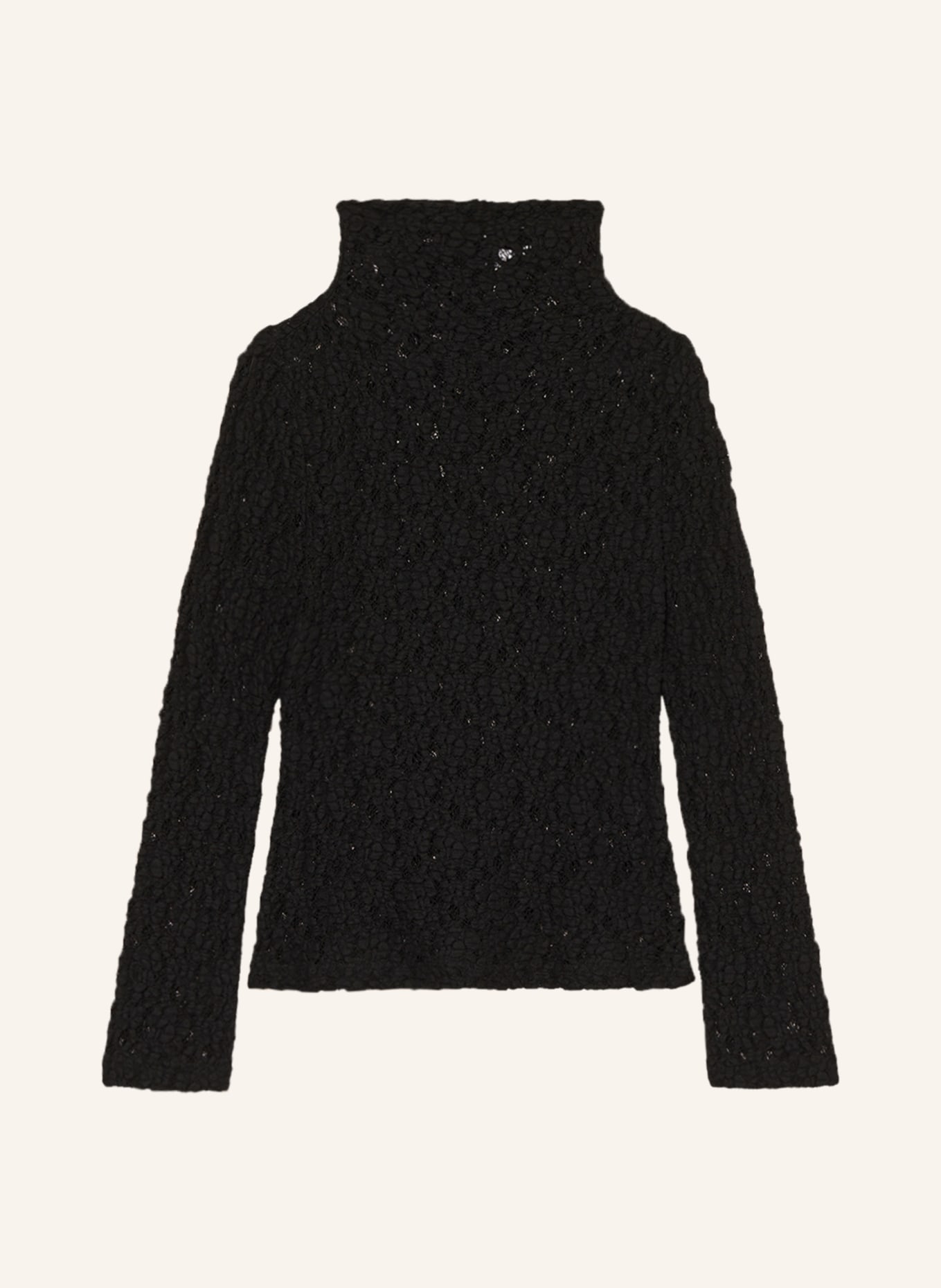 Chloé Long sleeve shirt made of lace, Color: BLACK (Image 1)