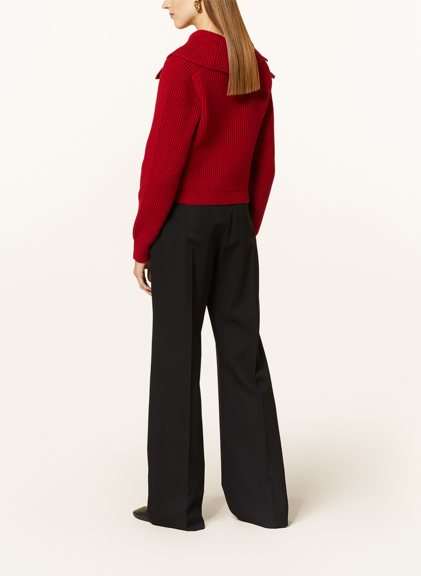 JACQUEMUS Sweater LA MAILLE VEGA, Color: RED (Image 3)