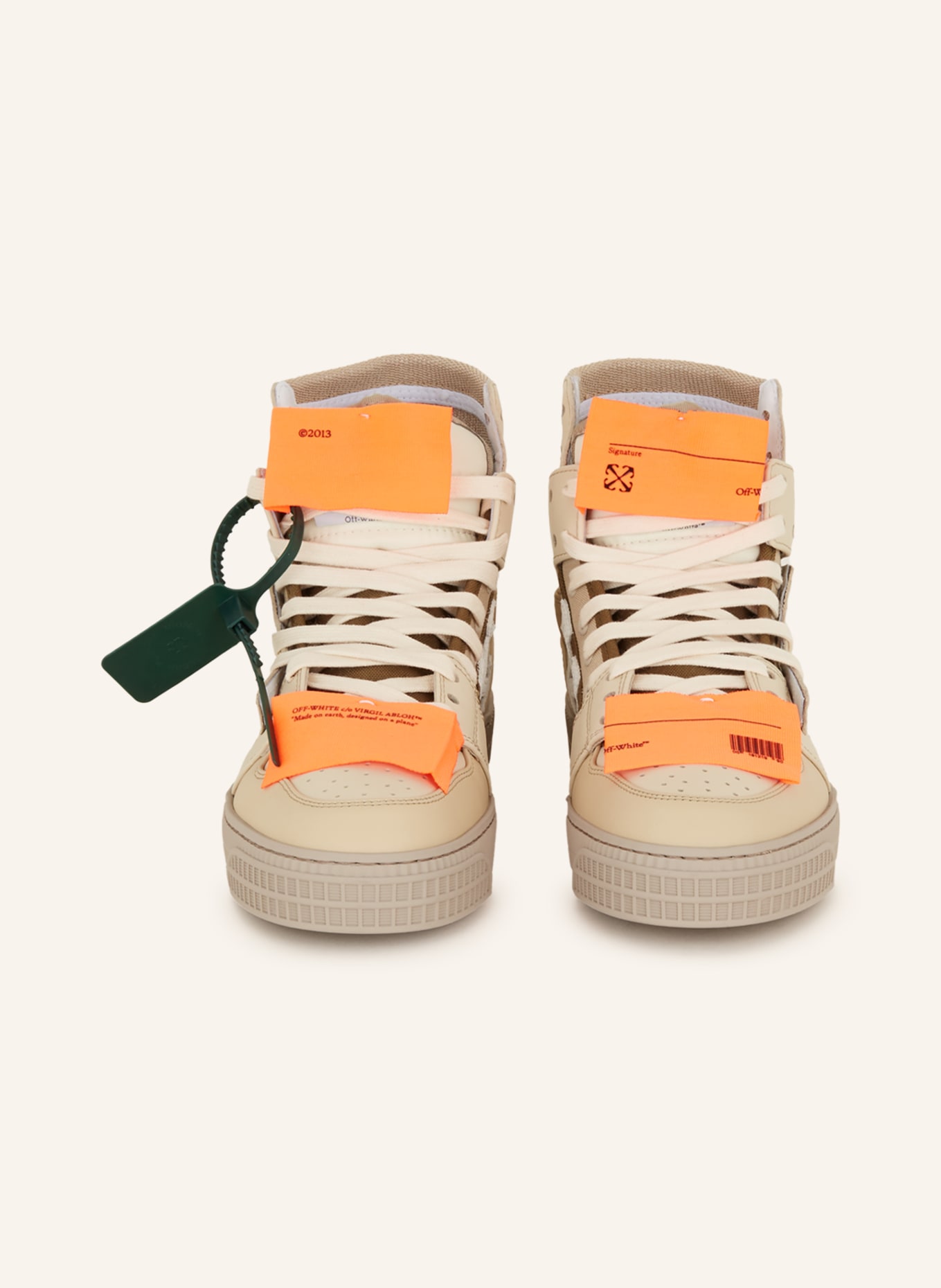 Off-White High-top sneakers 3.0 OFF COURT, Color: BEIGE (Image 3)