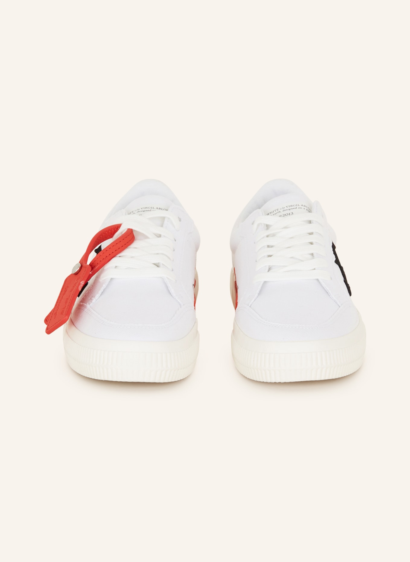 Off-White Sneakers, Color: WHITE/ BLACK (Image 3)