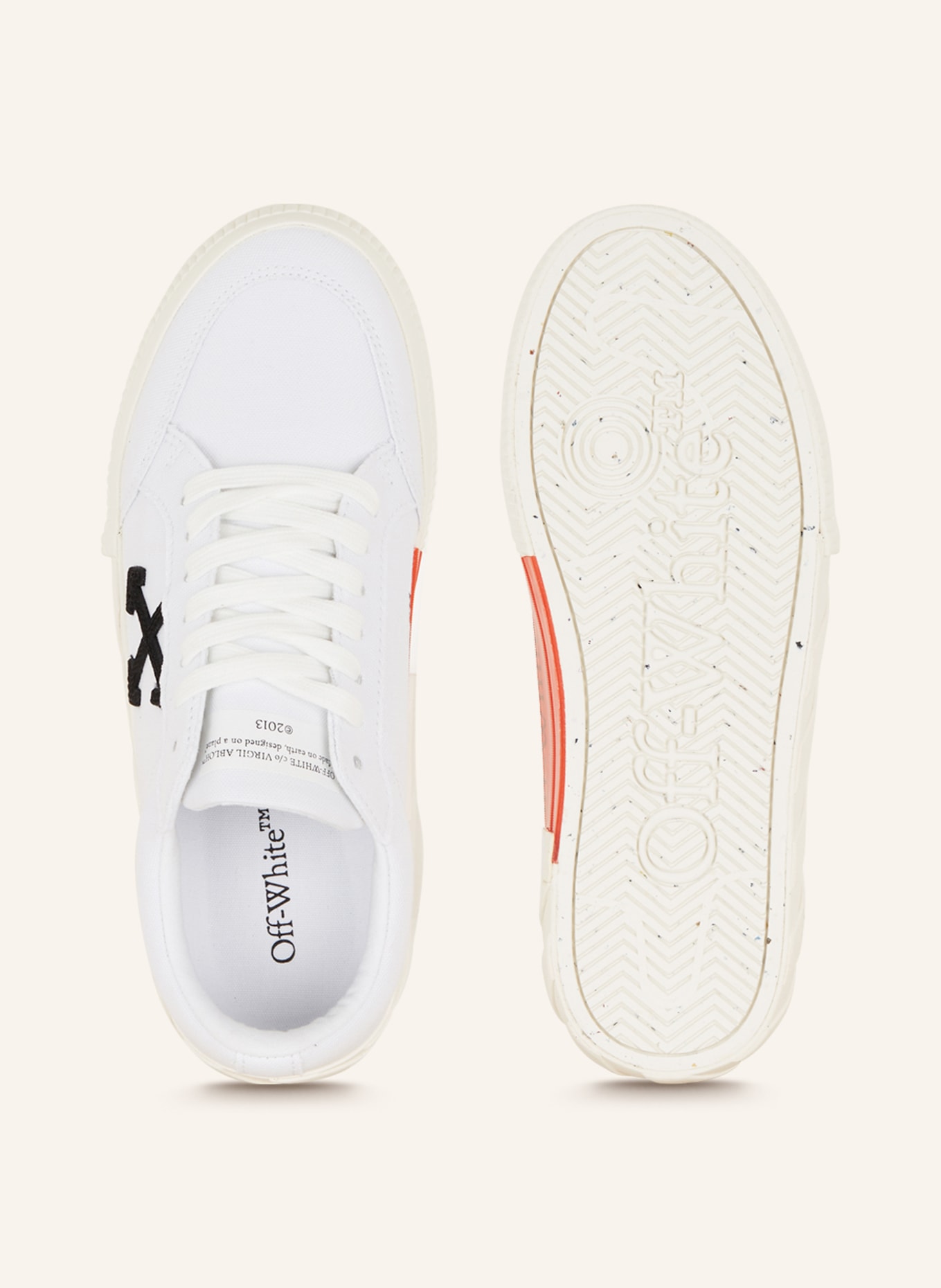 Off-White Sneakers in white/ black