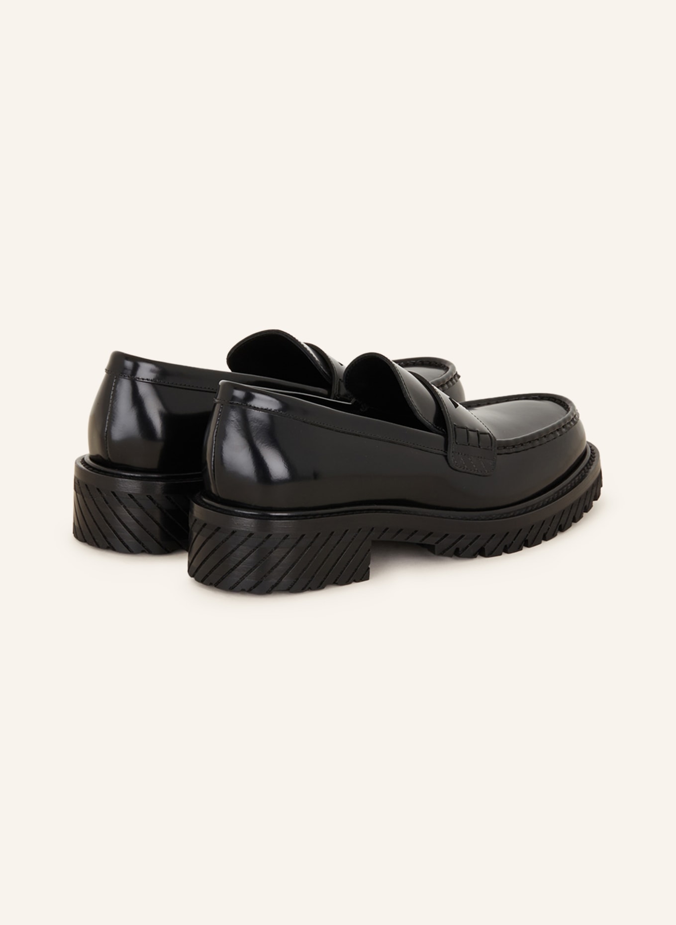 Off-White Penny loafers COMBAT, Color: BLACK (Image 2)
