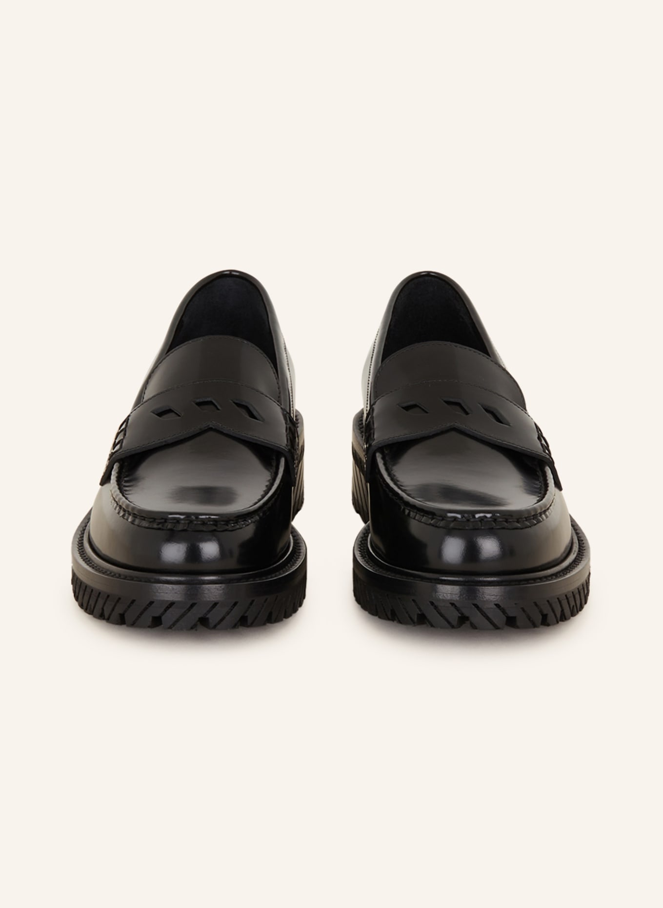 Off-White Penny loafers COMBAT, Color: BLACK (Image 3)