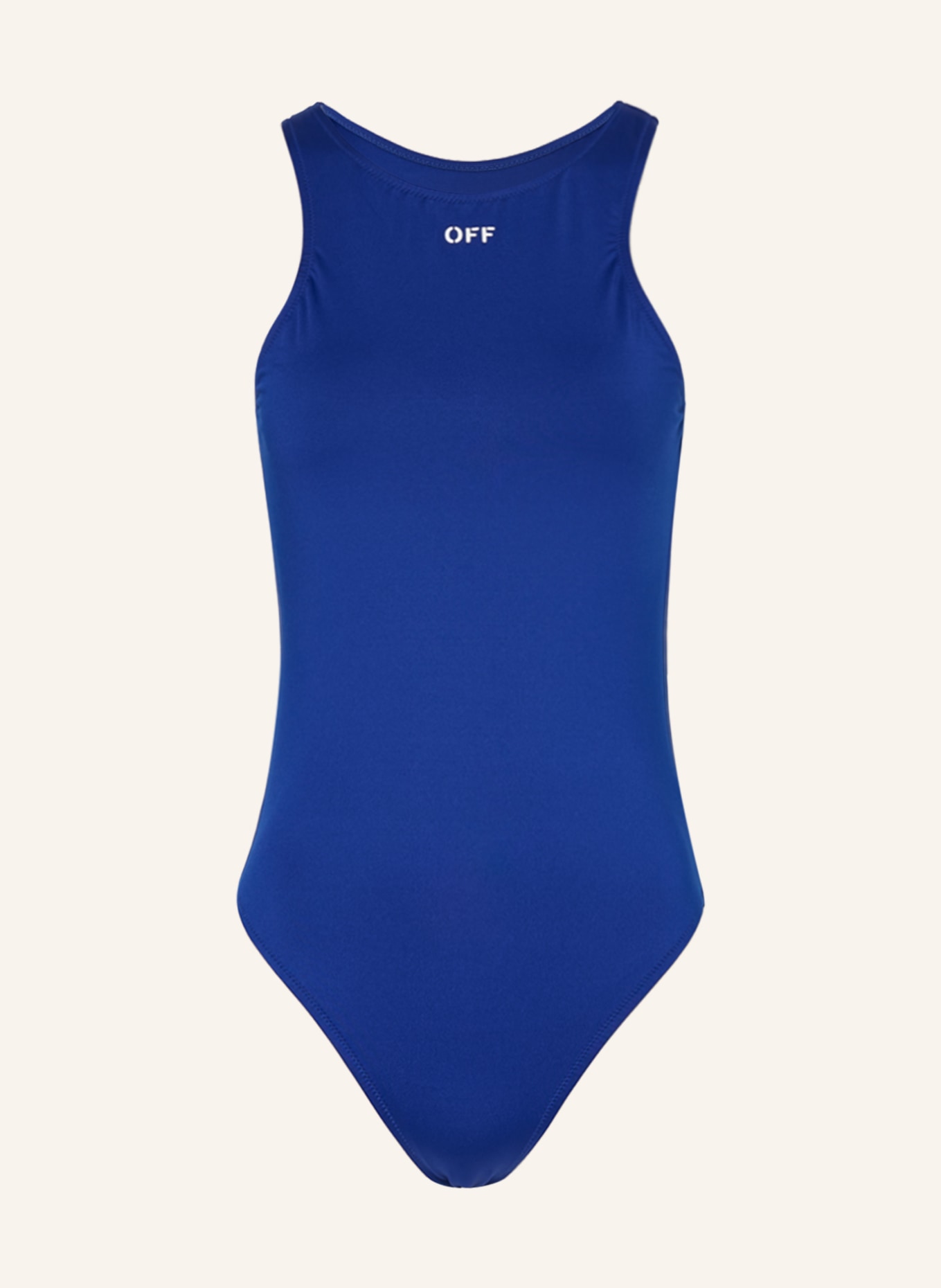 Off-White Swimsuit, Color: BLUE (Image 1)