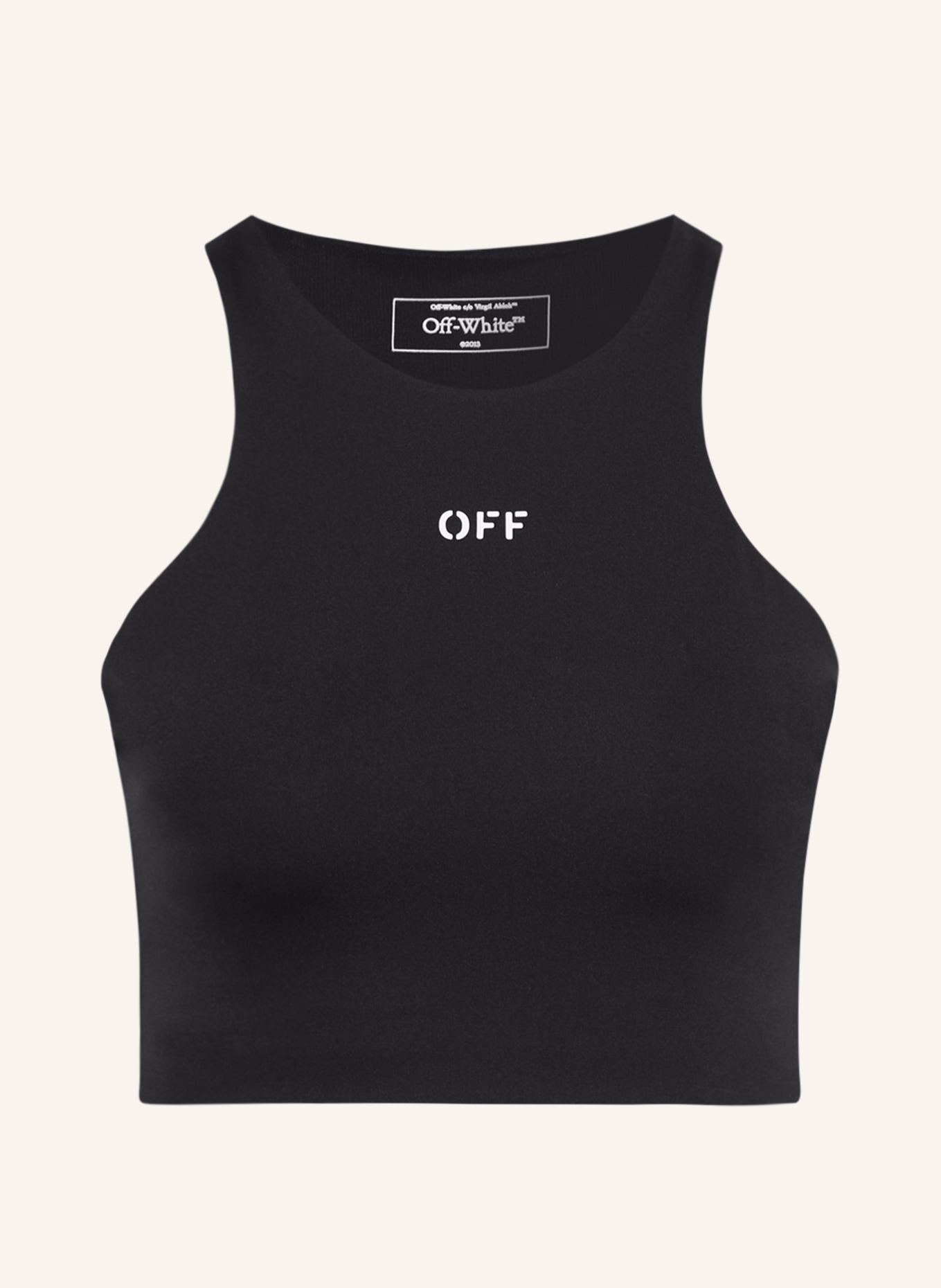 Off-White Cropped top, Color: BLACK (Image 1)